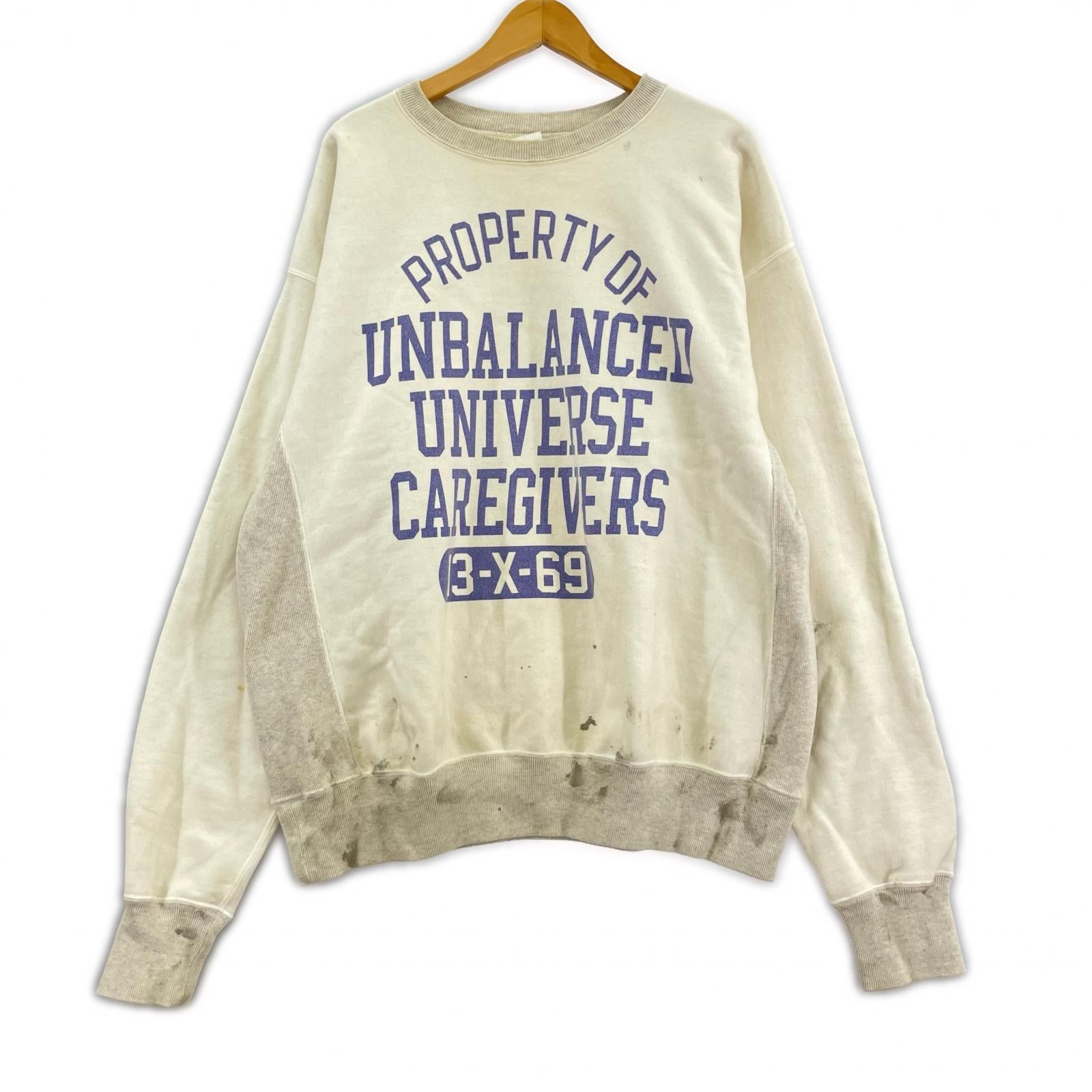 スウェット 22SS College Sweat Shirt L L ベージュ