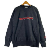 スウェット MAIDEN LOGO刺繍 SWEAT L ブラック