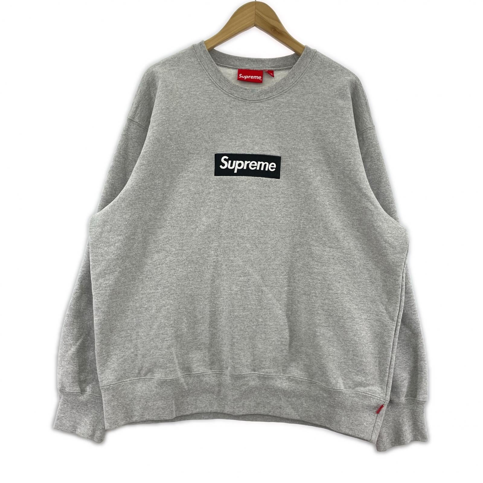 スウェット 22FW Box Logo Crewneck/Heather Grey L グレー