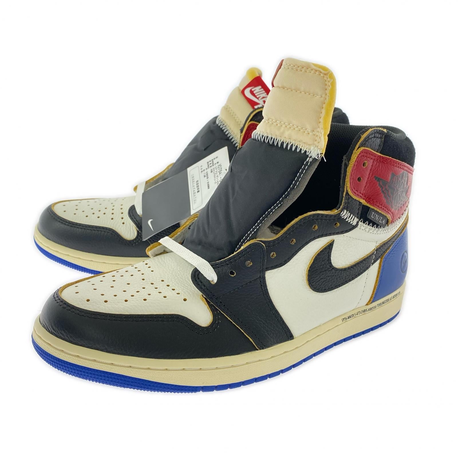 スニーカー UNION/FRAGMENT/AIR JORDAN1 RTR HIGH OG 29cm (US11 UK10 1/2 EU48) マルチカラー