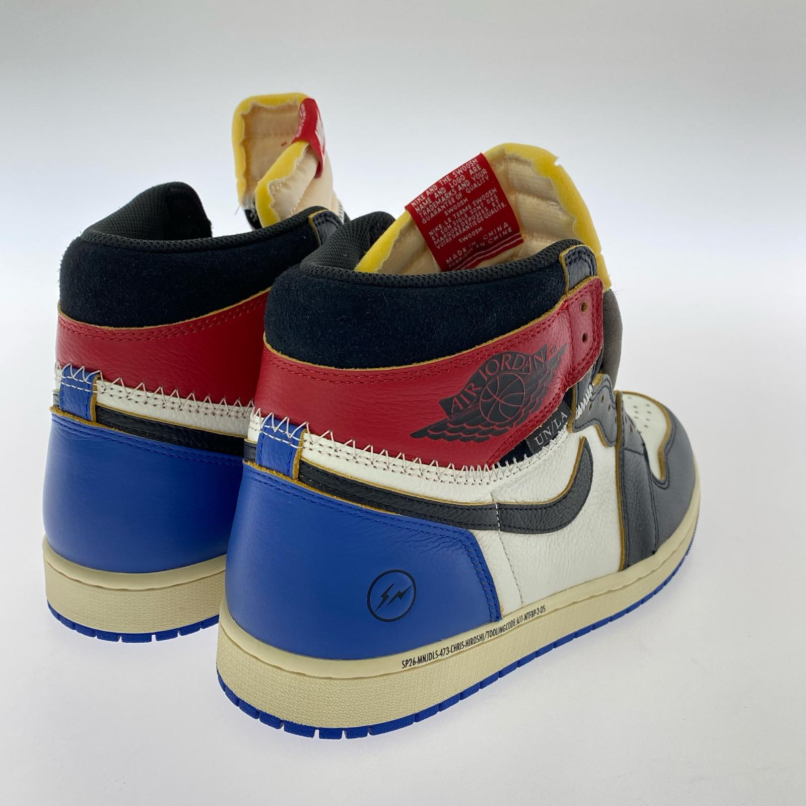 スニーカー UNION/FRAGMENT/AIR JORDAN1 RTR HIGH OG 29cm (US11 UK10 1/2 EU48) マルチカラー