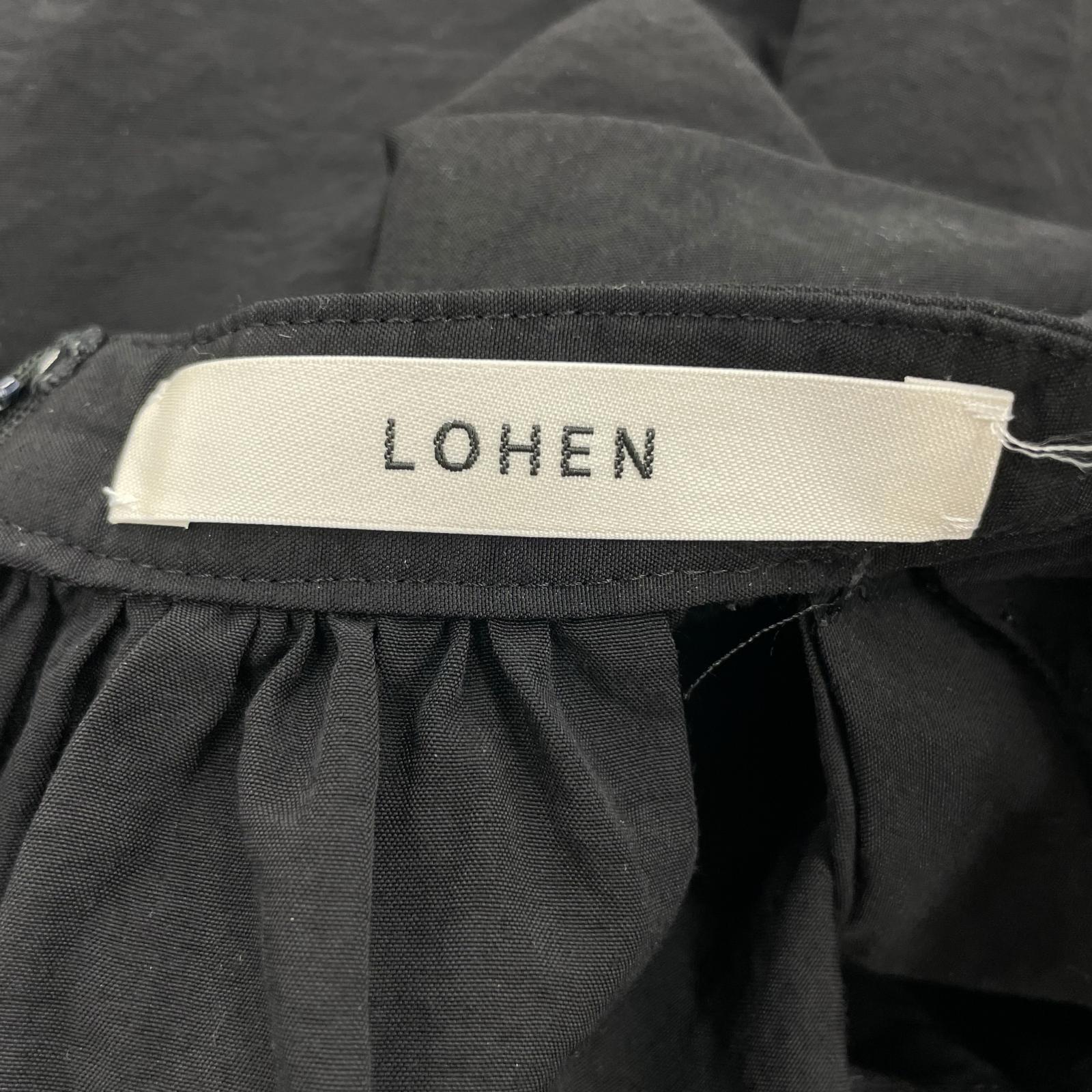 サロペット LOHEN/コクーンオールインワン/黒/38 ブラック