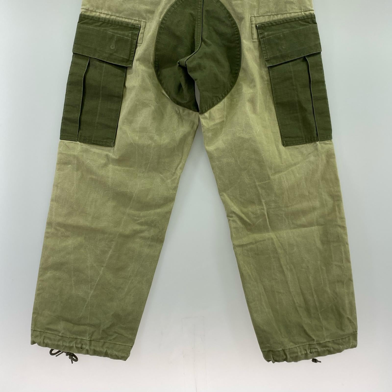パンツ COMME des GARCONS HOMME クレイジーパターンカーゴパンツ XS オリーブ
