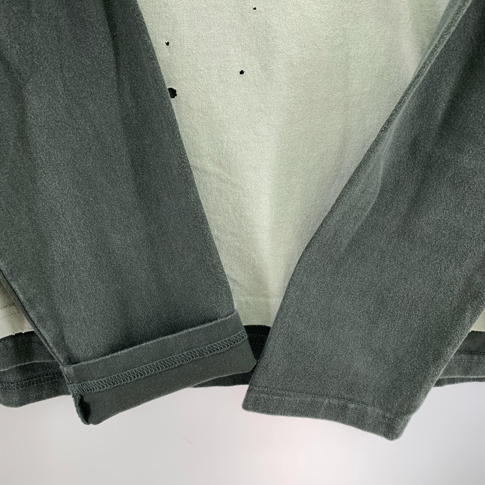 長袖Tシャツ Layered Damage Long Sleeve (M) M グレー