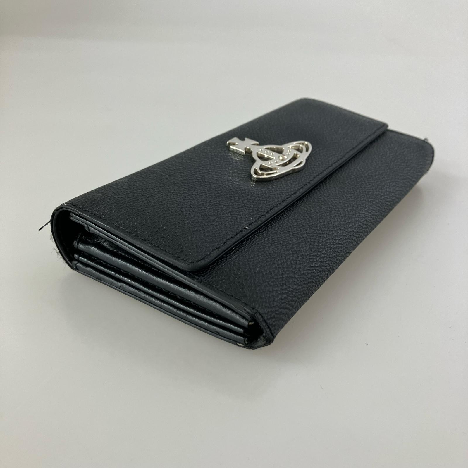 長財布 Vivienne Westwood オーブロゴ 長財布 ブラック ブラック