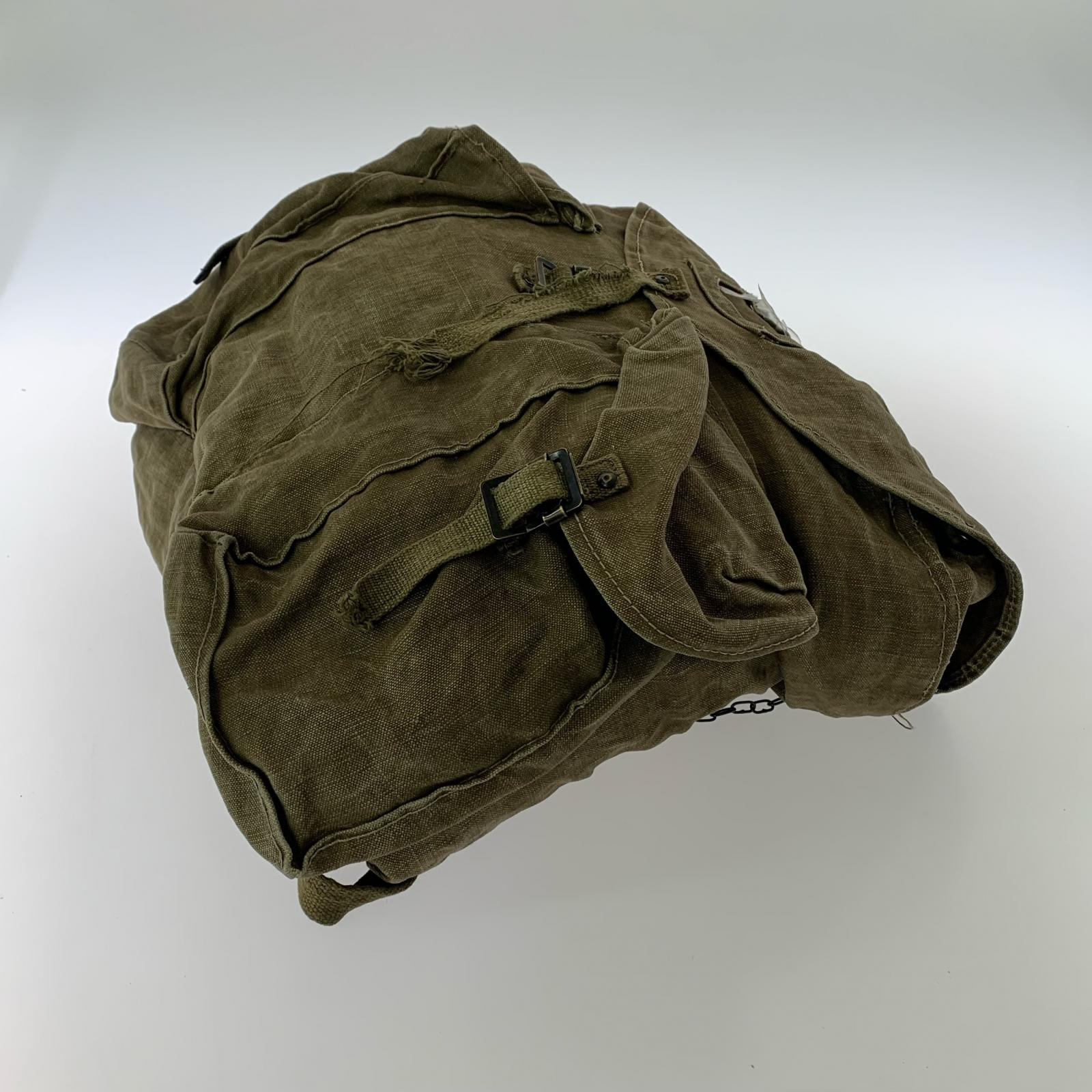リュック・デイパック 60s-70s頃 イタリア軍 キャンバスリュック
