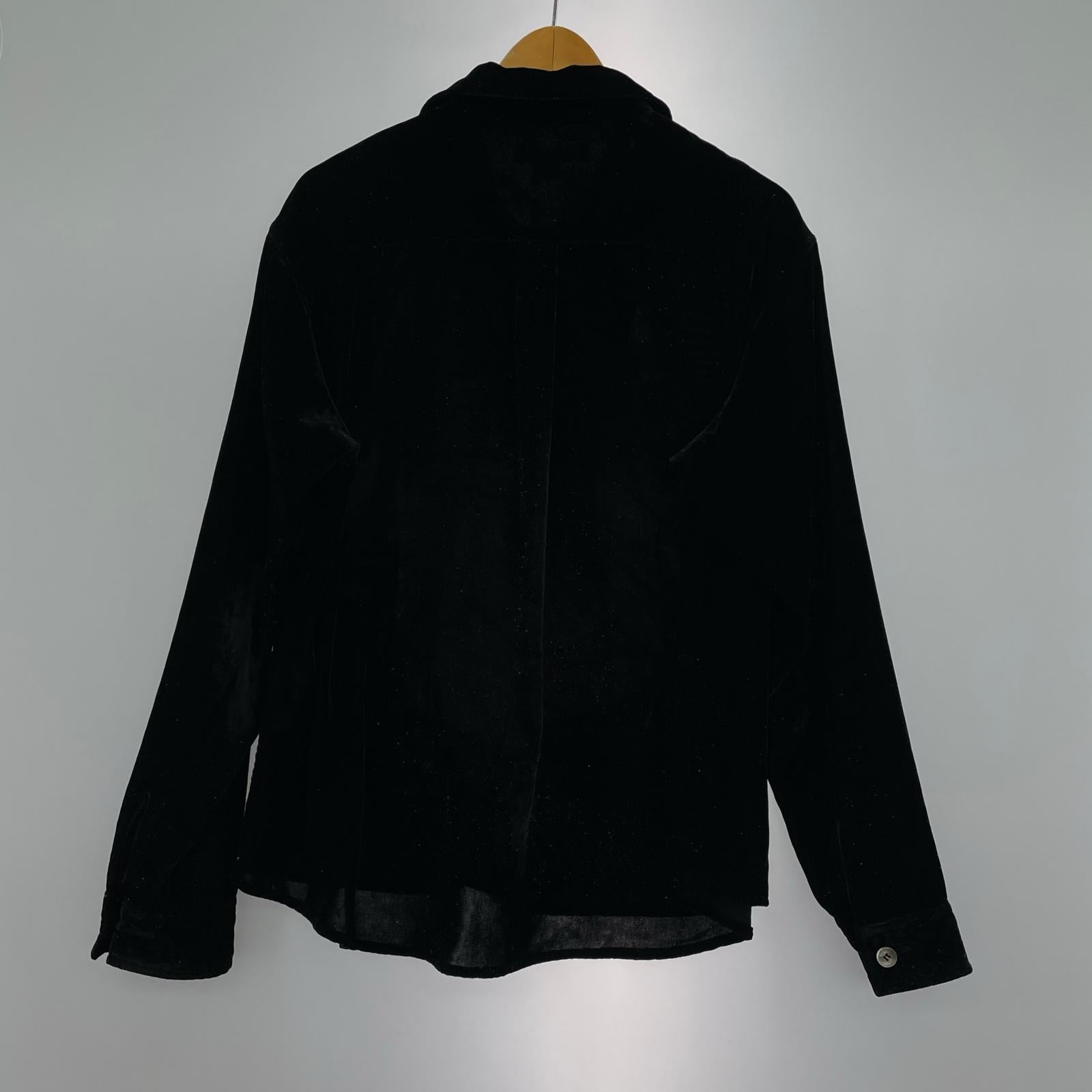 長袖シャツ 24SS/VELVET SHIRT/44/MPFW-SH0624 44 ブラック