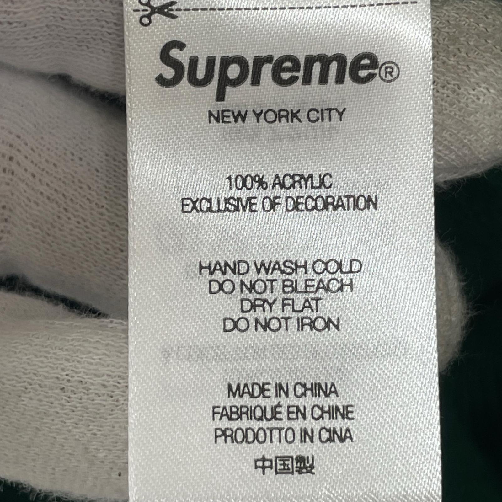 ニットキャップ Supreme Stencil Beanie 緑 グリーン