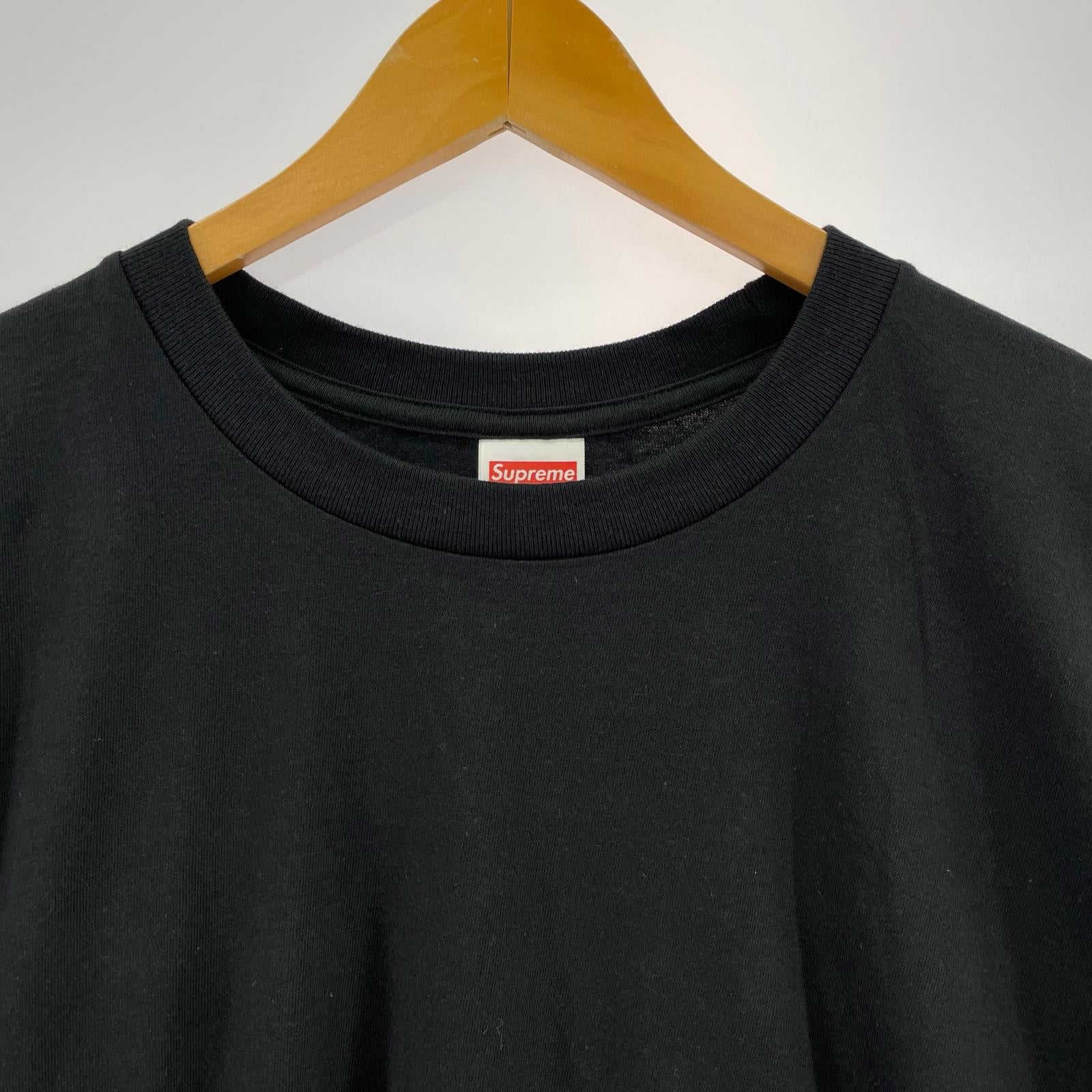 長袖Tシャツ Supreme Small Box L/S Tee Snow Camo (XL) ブラック