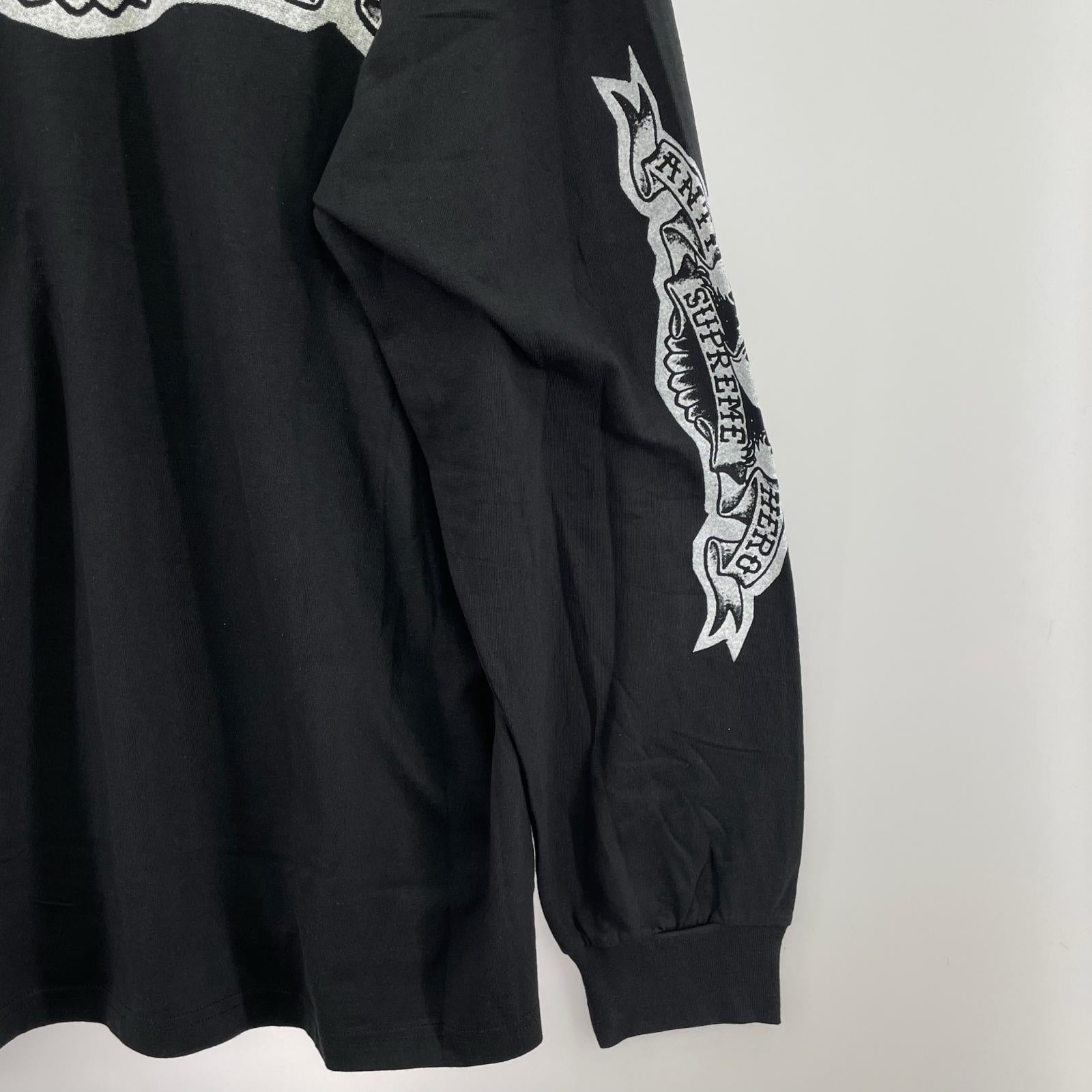 長袖Tシャツ Supreme Small Box L/S Tee Snow Camo (XL) ブラック