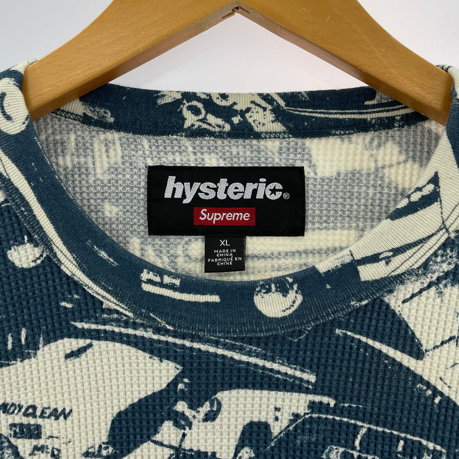 長袖Tシャツ Supreme×HYSTERIC GLAMOUR Cars Thermal (XL) ブルー