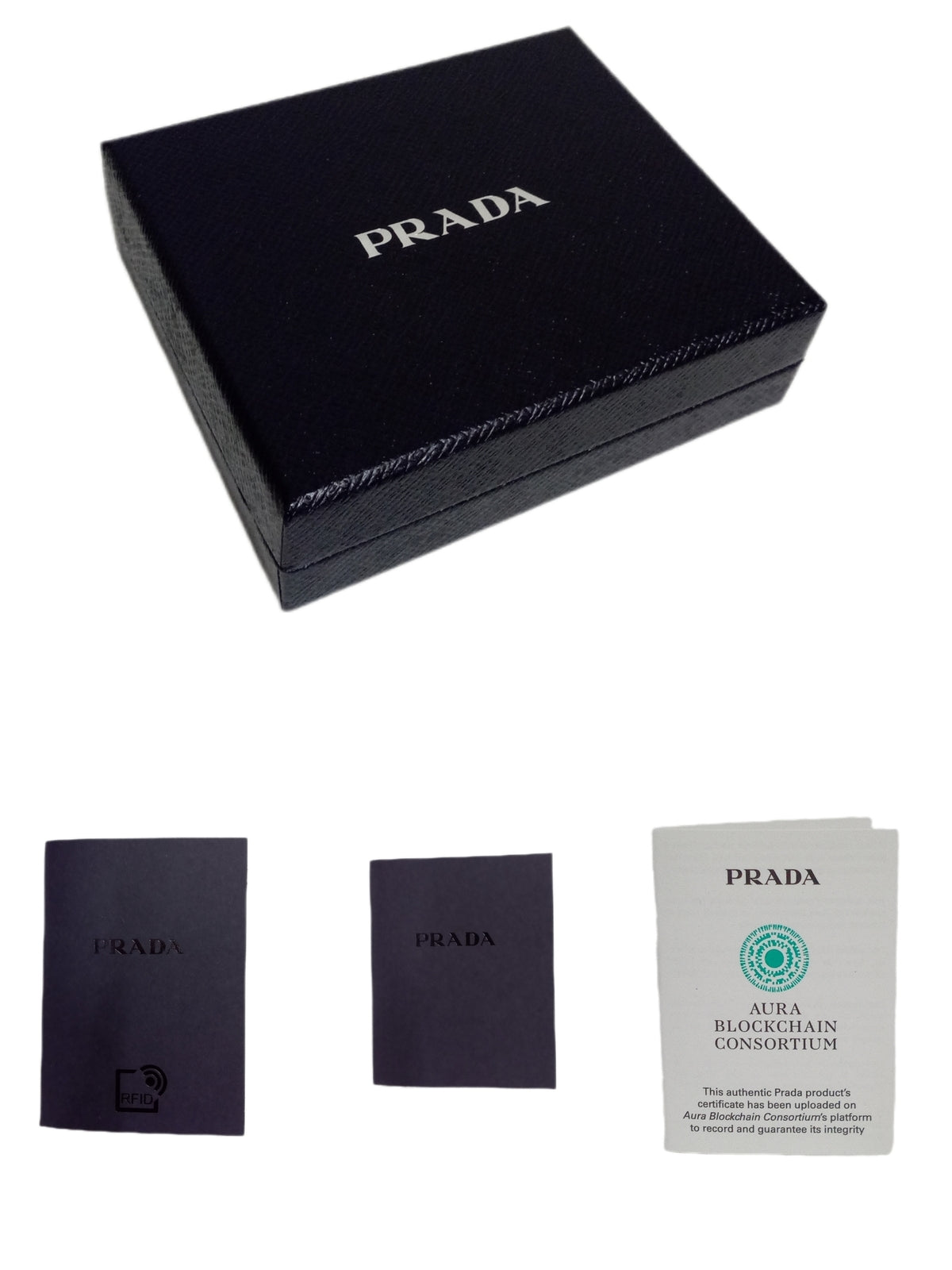 PRADA ナイロン サフィアーノ コンパクトウォレット 2MO004