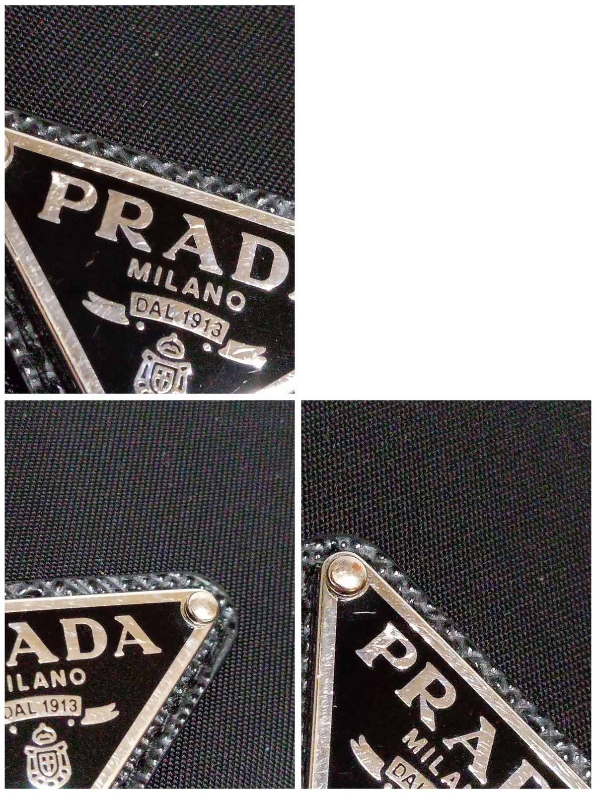 PRADA ナイロン サフィアーノ コンパクトウォレット 2MO004