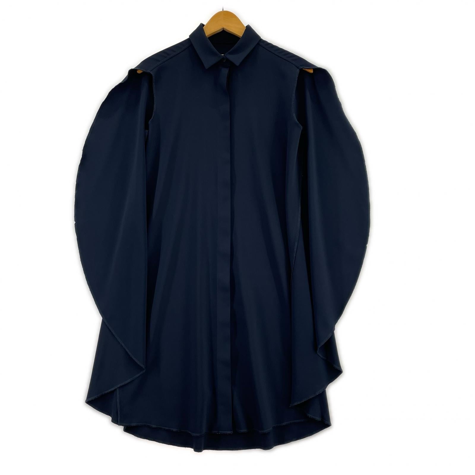 ワンピース Cape Dress 36 ネイビー