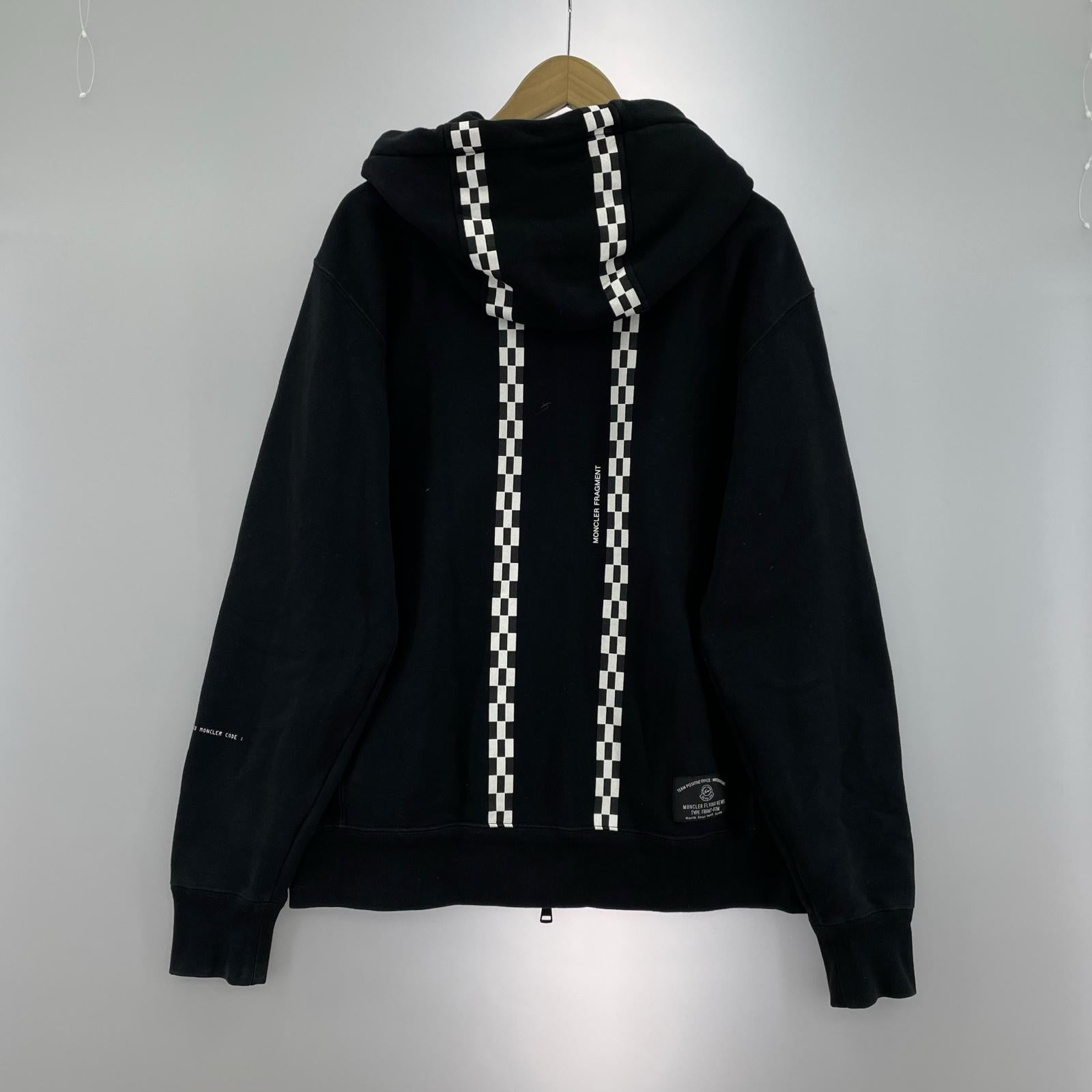 パーカー FRAGMENT DESIGN ZIP HOODIE MAGLIA M ブラック