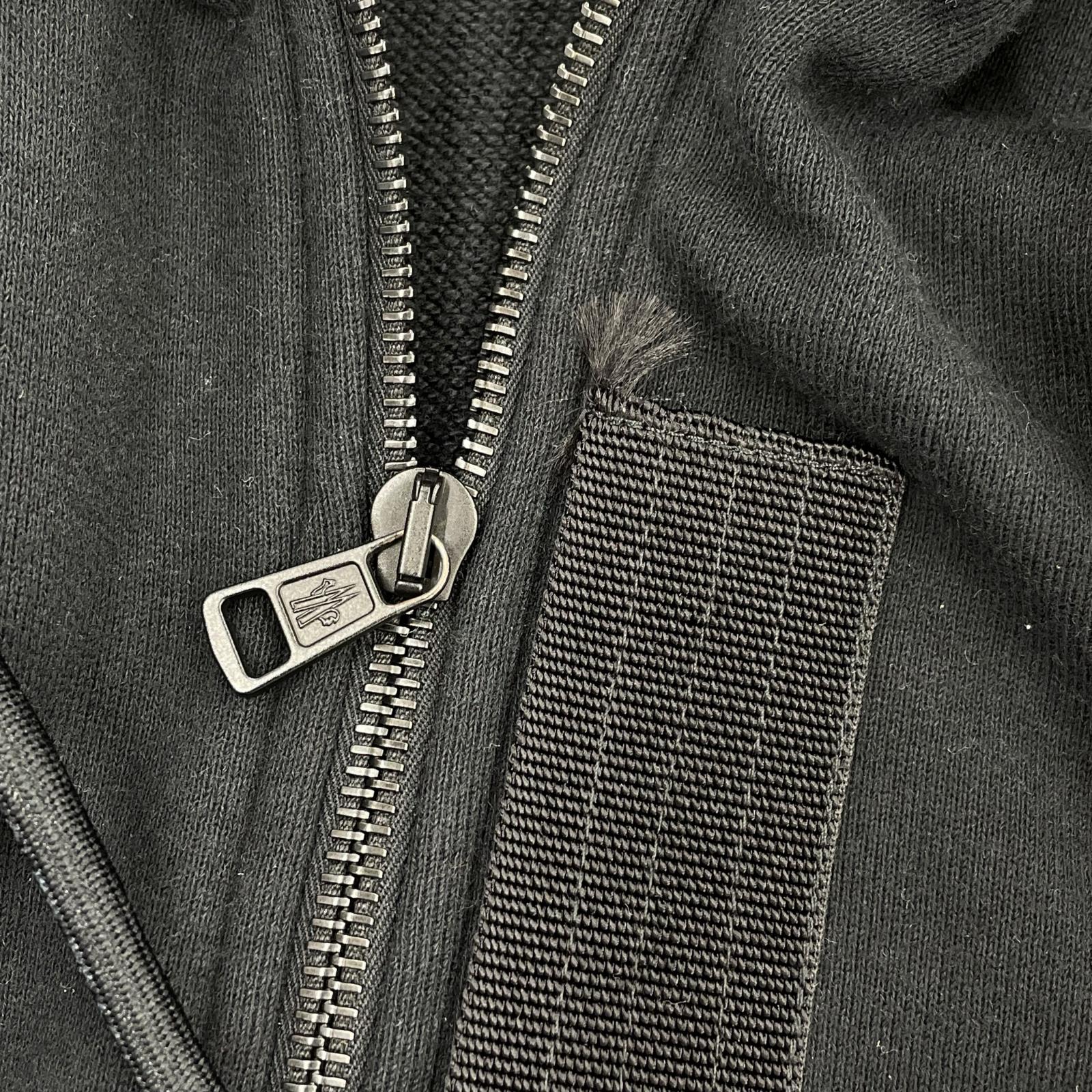パーカー FRAGMENT DESIGN ZIP HOODIE MAGLIA M ブラック