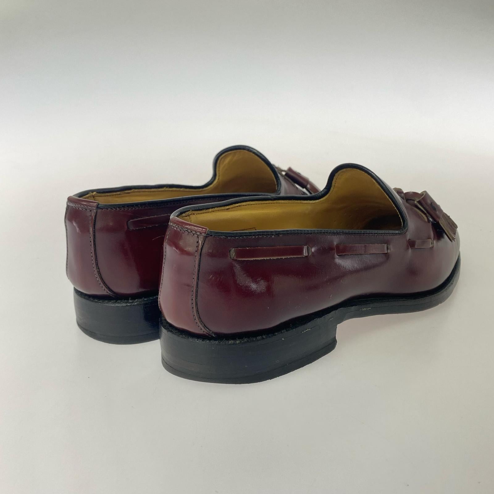 シューズ allen edmonds/タッセルローファー/7.5/8297 レッド