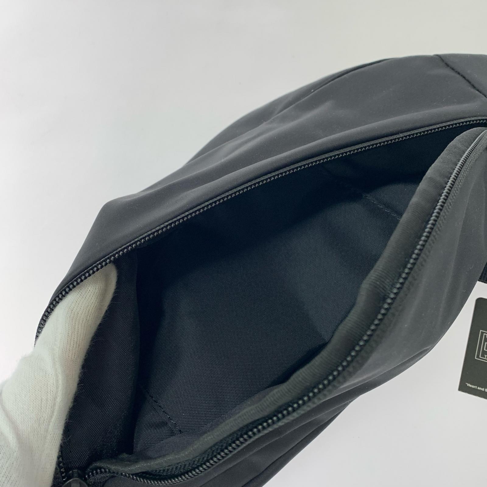 ショルダーバッグ PORTER MOUSSE WAIST BAG ムース ウエストバッグ ブラック ブラック