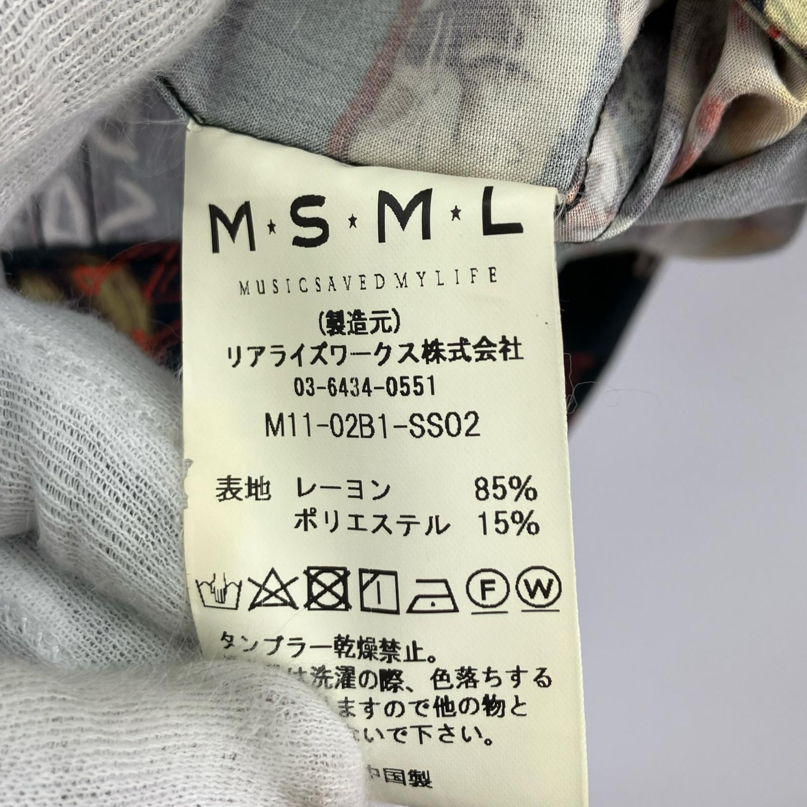 半袖シャツ musicsavedmylife S S マルチカラー