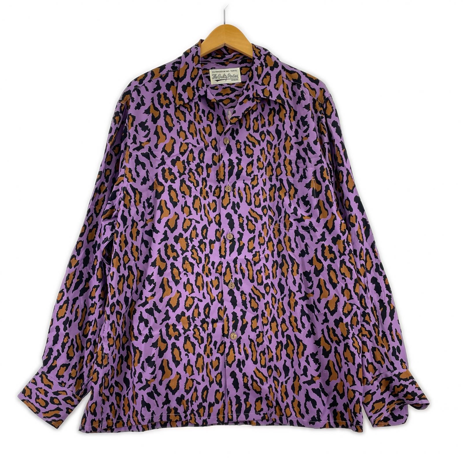 長袖シャツ レオパード M M グレー