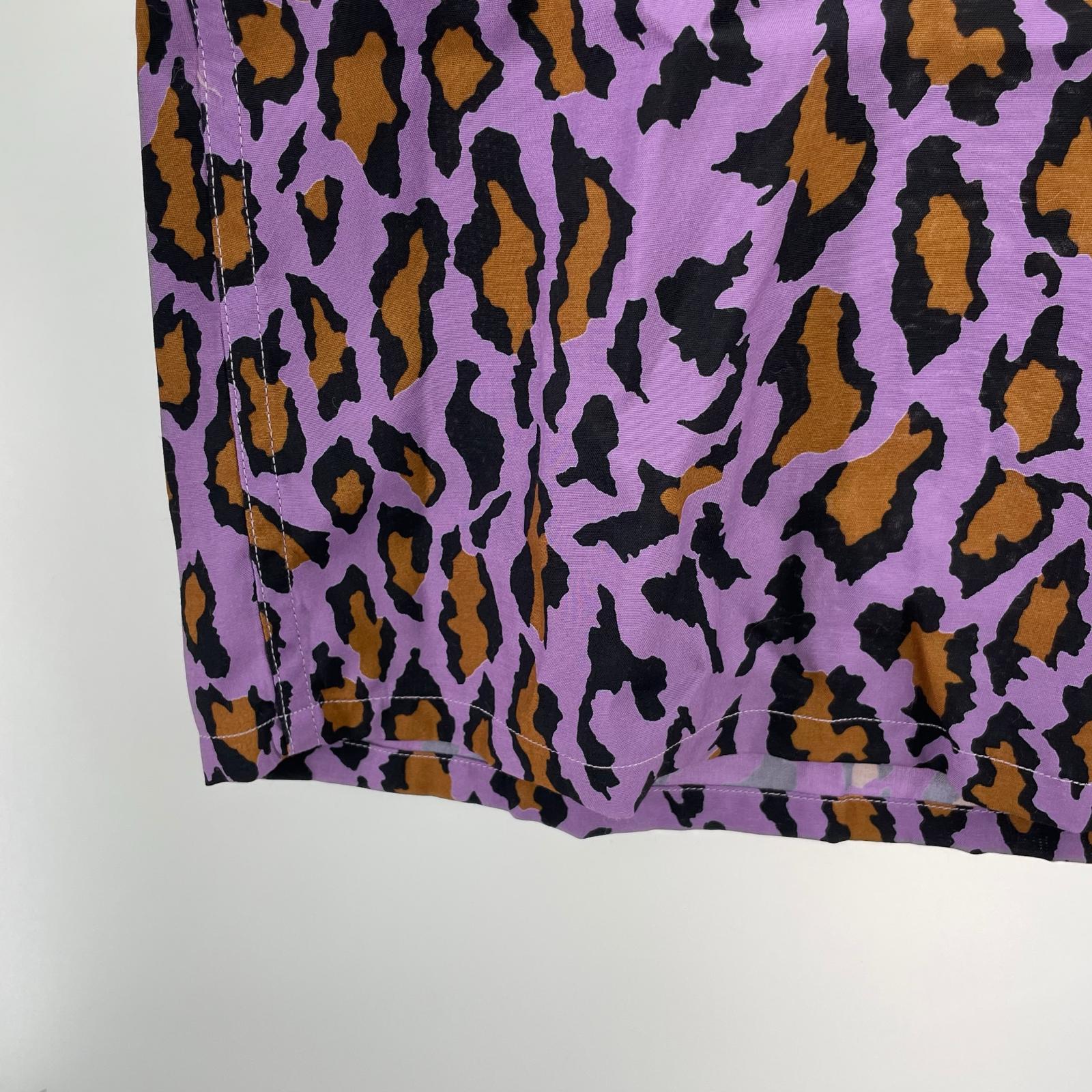 長袖シャツ レオパード M M グレー