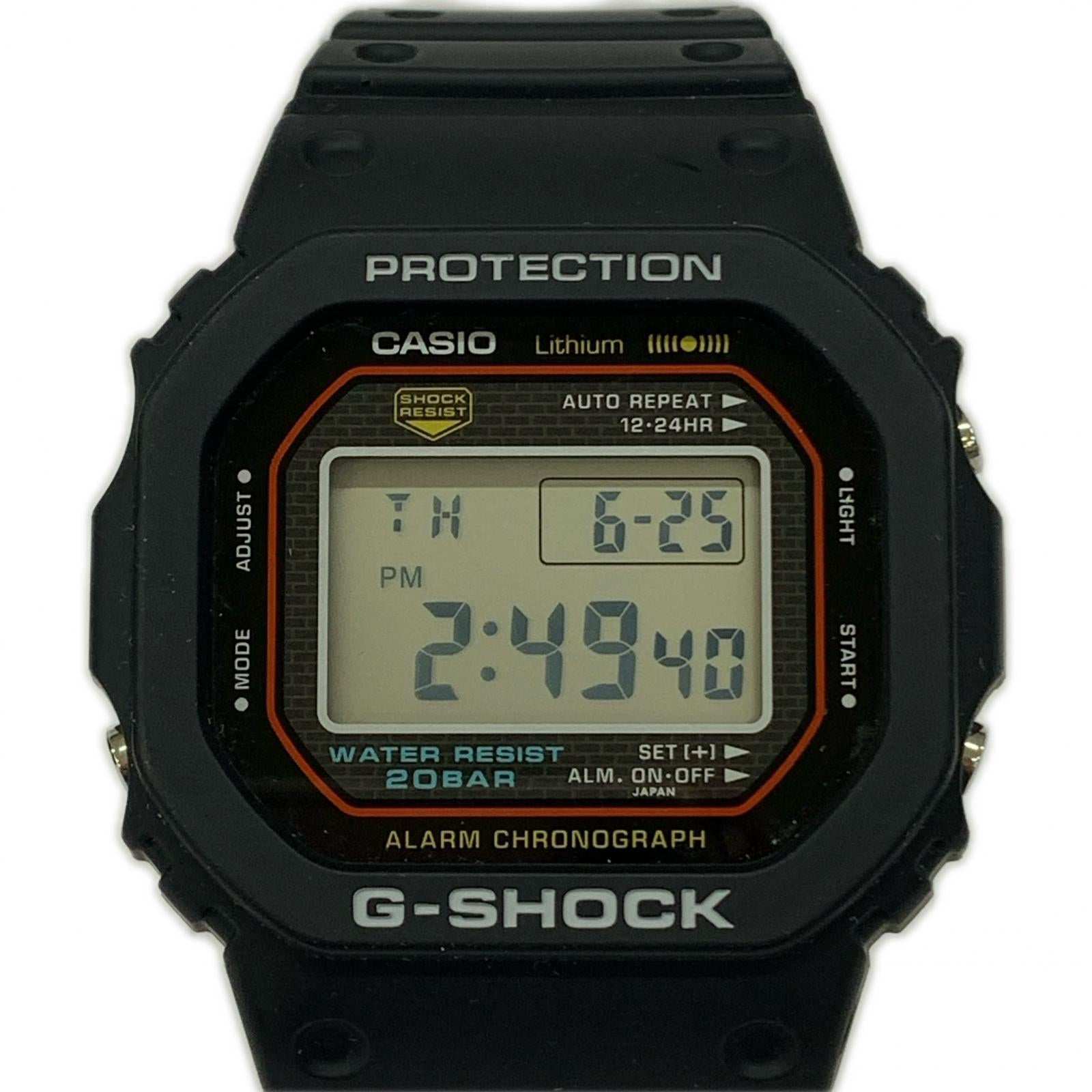 腕時計 G-SHOCK DW-5000R-1AJF ブラック