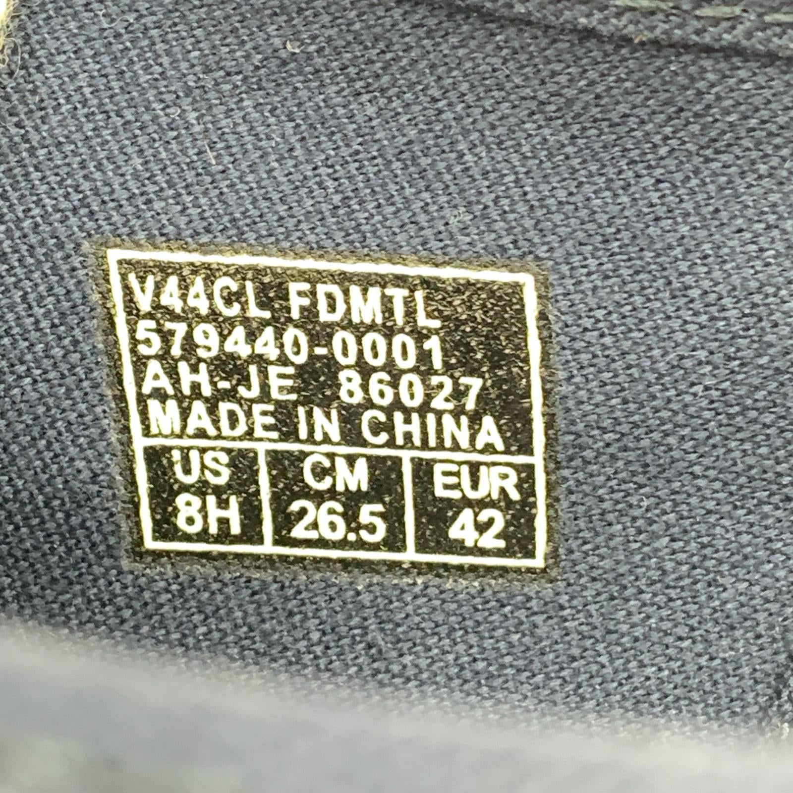 スニーカー FDMTL 刺し子 オーセンティック 26.5cm (US8 1/2 UK8 EU43) ネイビー