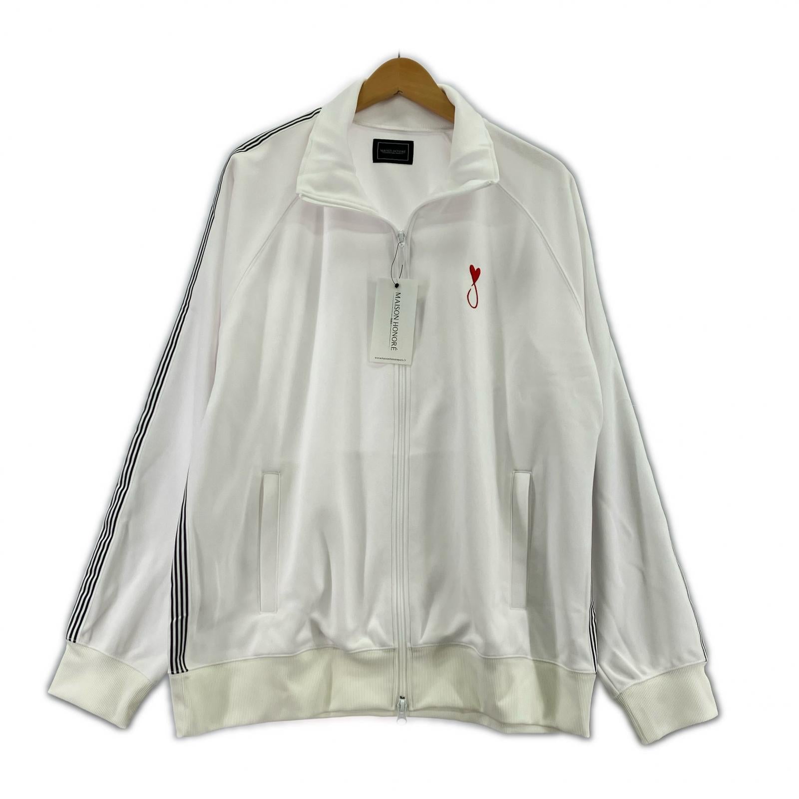 ジャケット maison honore トラックジャケット ホワイト