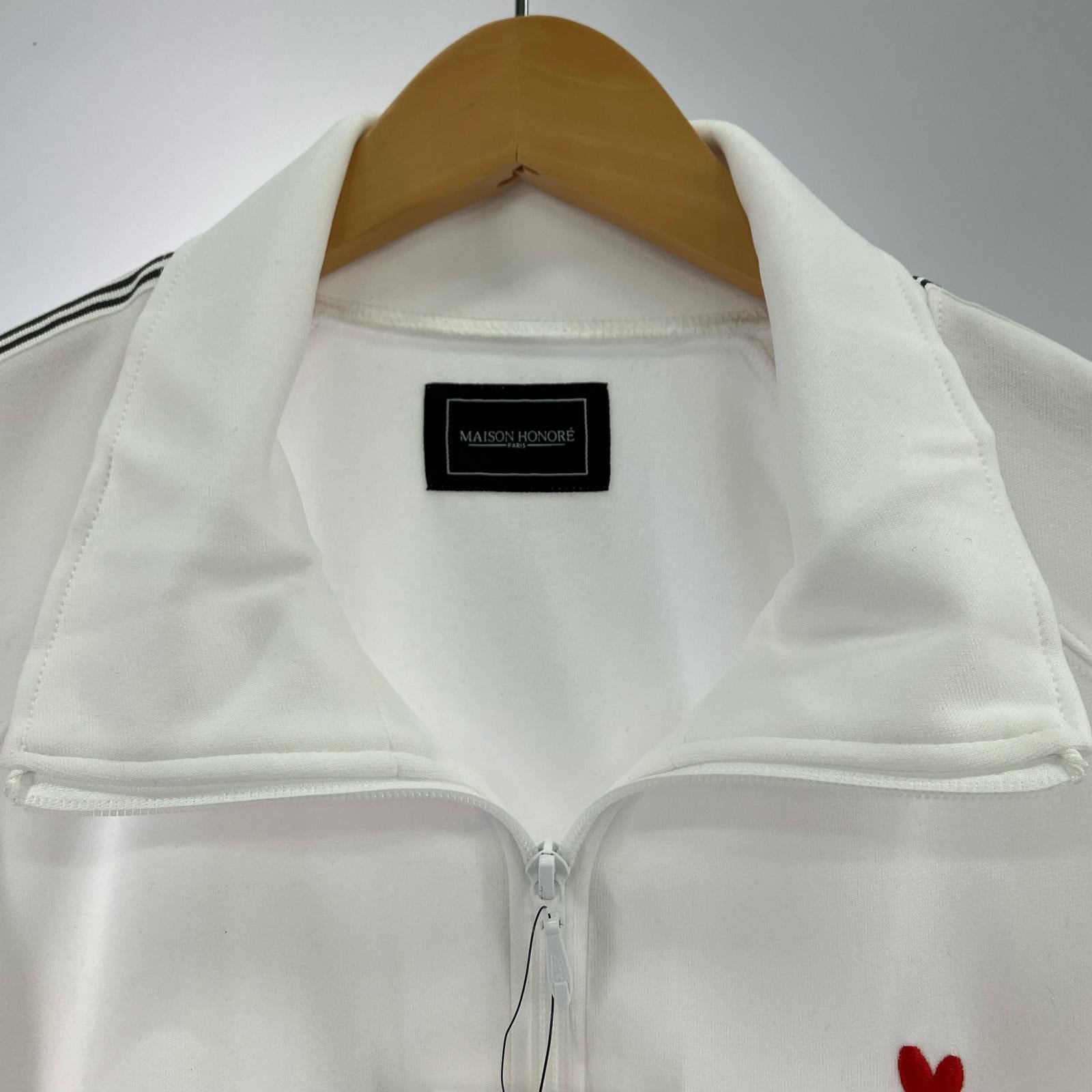 ジャケット maison honore トラックジャケット ホワイト