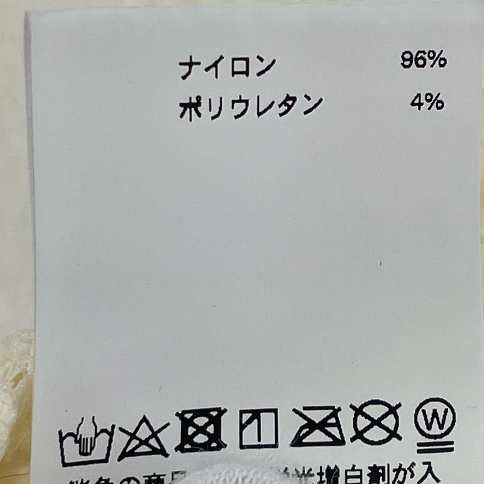 長袖Tシャツ シースルーカットソー/WHT/FREE フリー