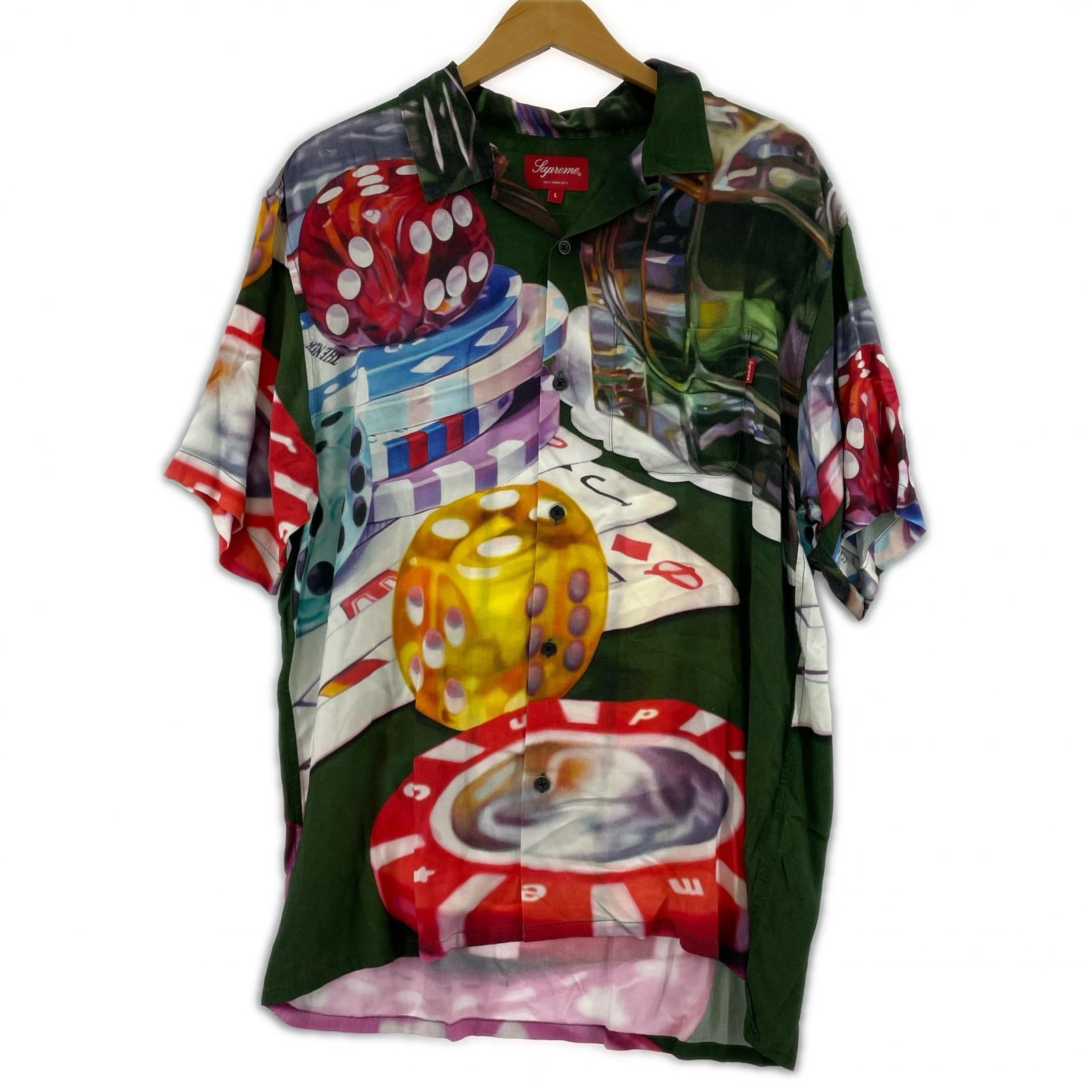 半袖シャツ Supreme 18AW Casino Rayon Shirt L L マルチカラー