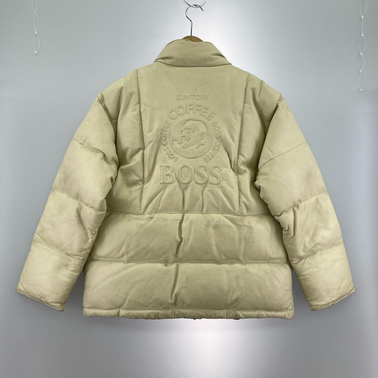 レザージャケット BOSS レザージャケット M 白 M ホワイト