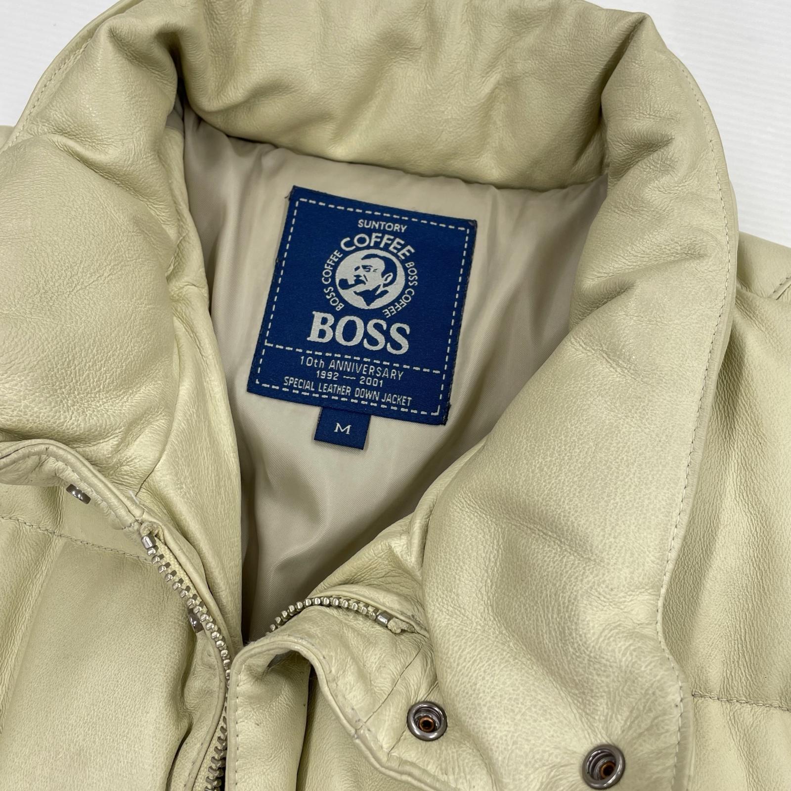 レザージャケット BOSS レザージャケット M 白 M ホワイト