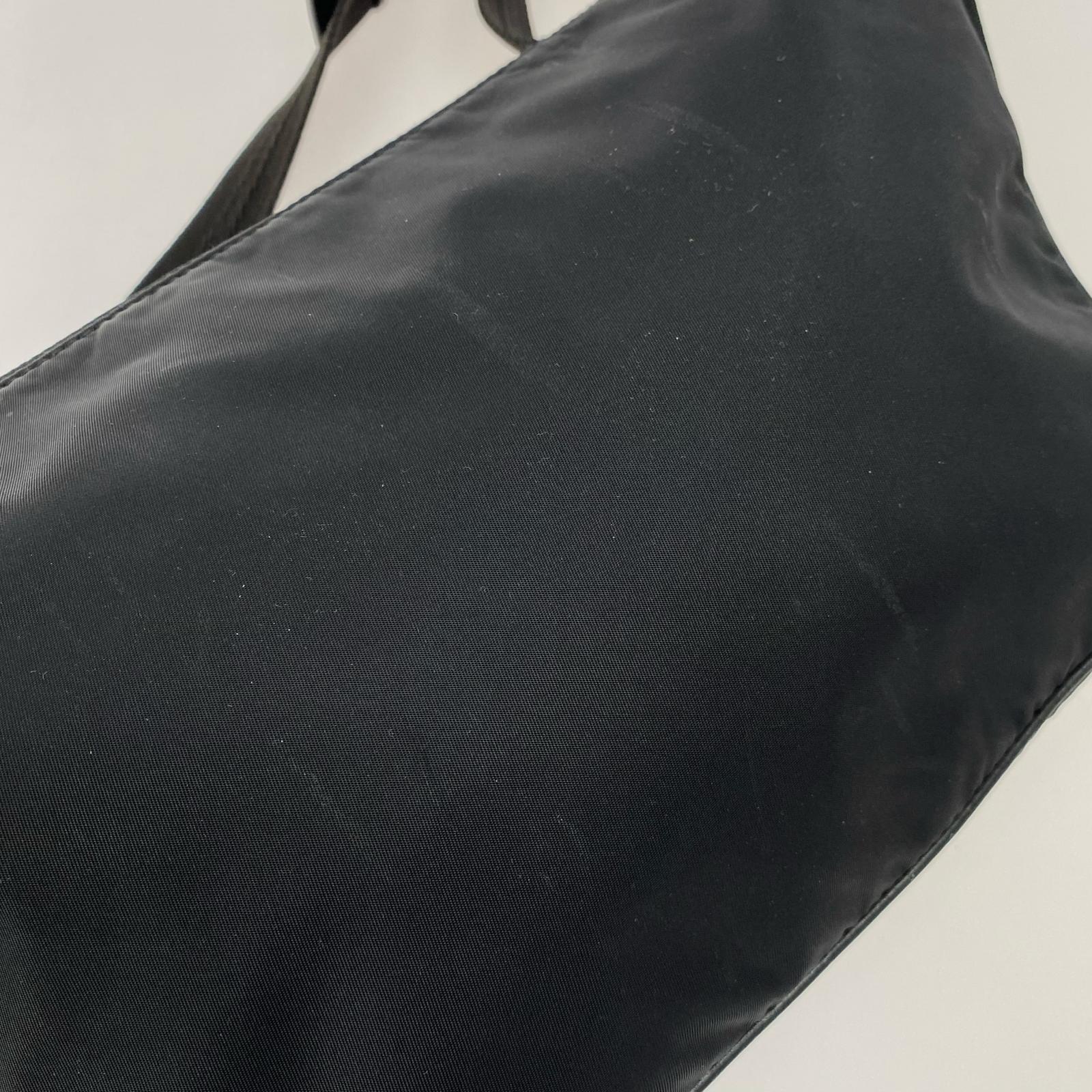 ボディバッグ DOLCE&GABBANA ナイロン×レザー ボディバッグ ブラック