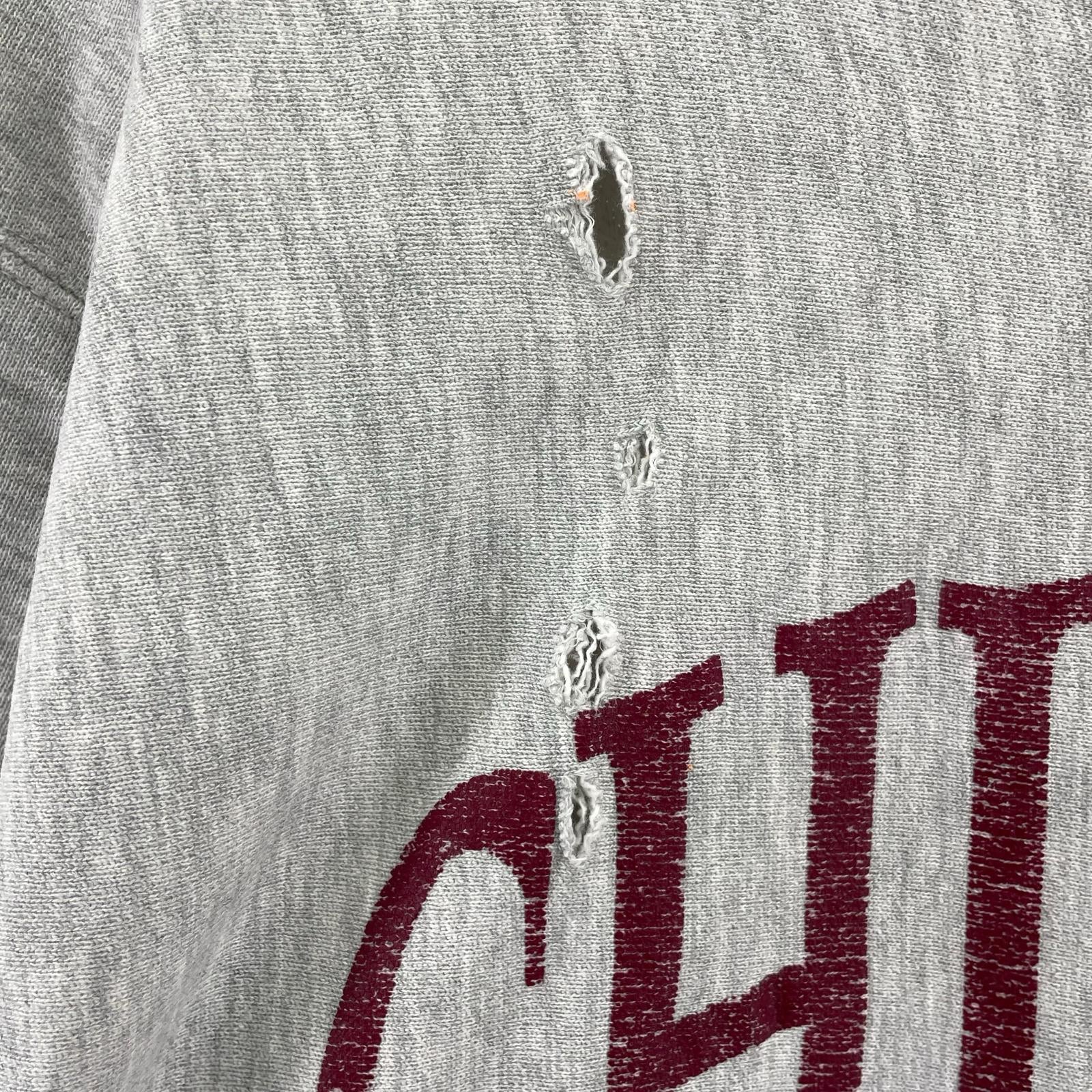 スウェット 80s REVERSE WEAVE/CHI PHI L グレー