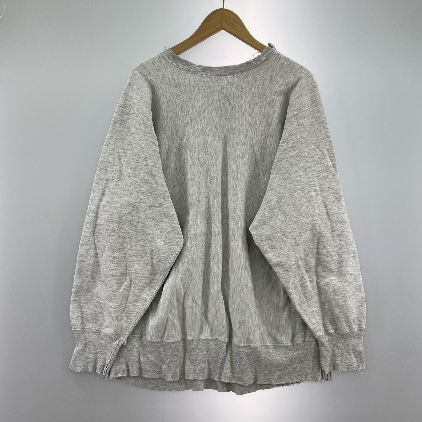 スウェット 80s REVERSE WEAVE/CHI PHI L グレー