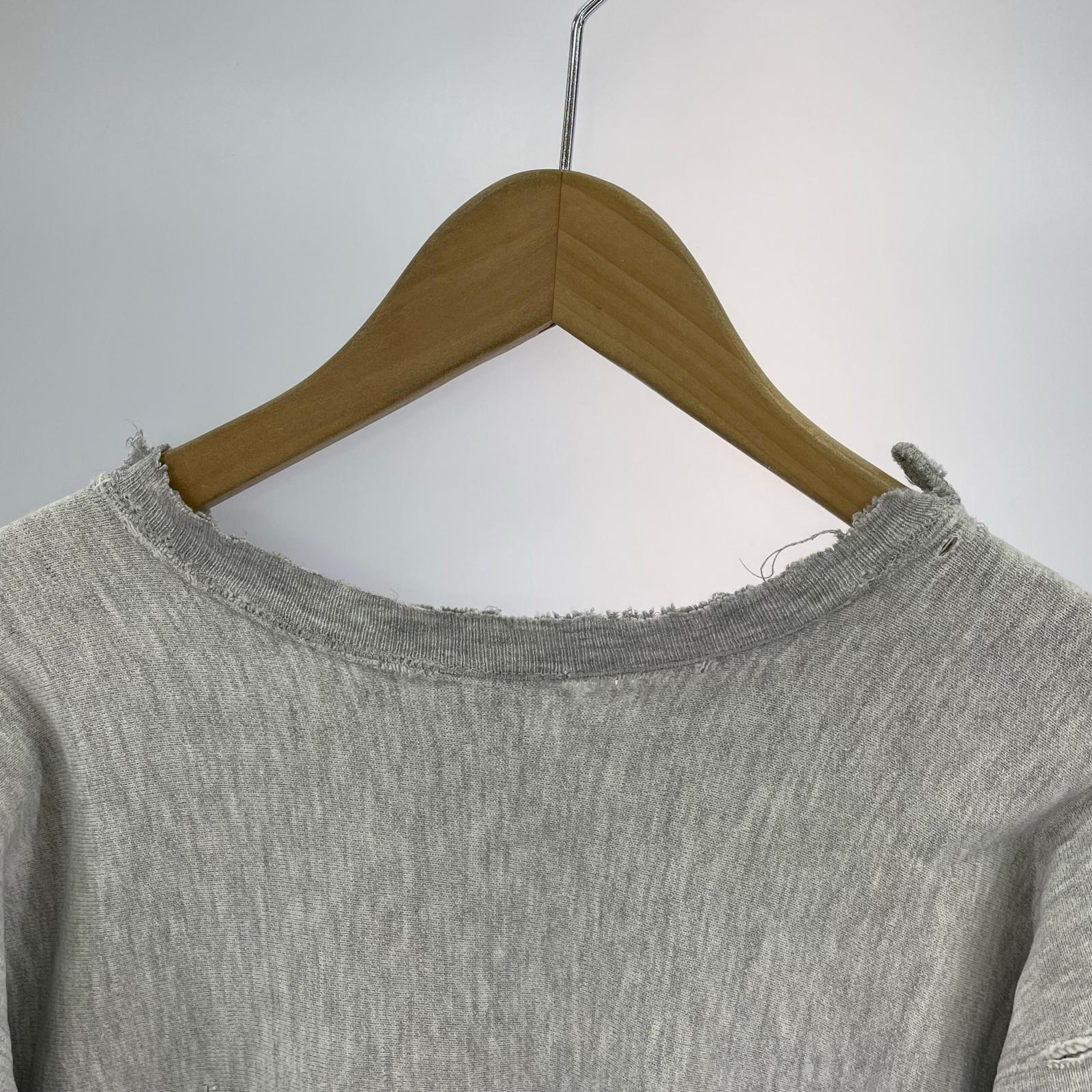 スウェット 80s REVERSE WEAVE/CHI PHI L グレー