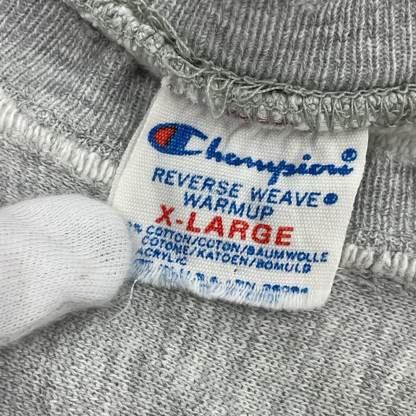スウェット 80s REVERSE WEAVE/CHI PHI L グレー