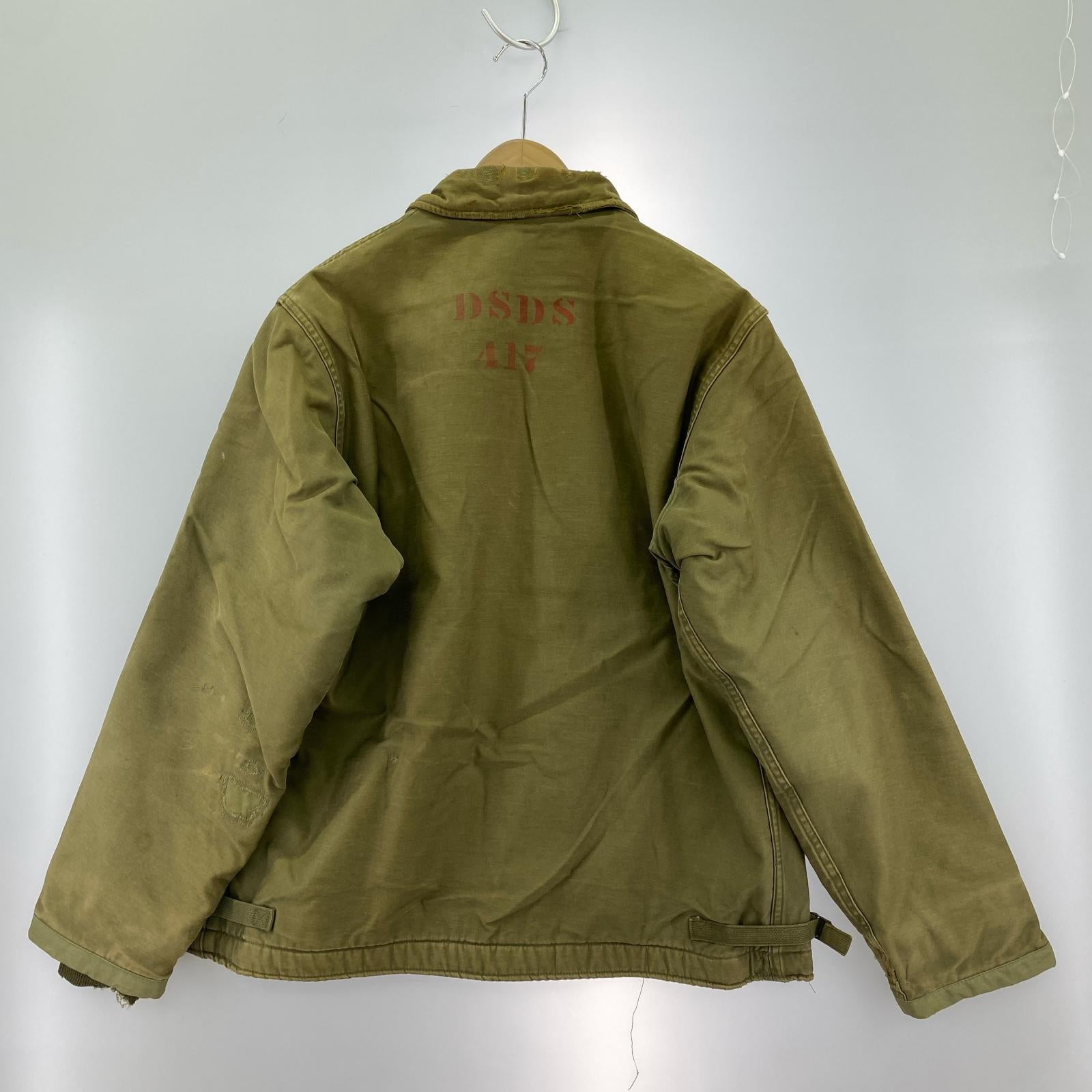 ミリタリージャケット 60s US.NAVY A-2 デッキジャケット カーキ