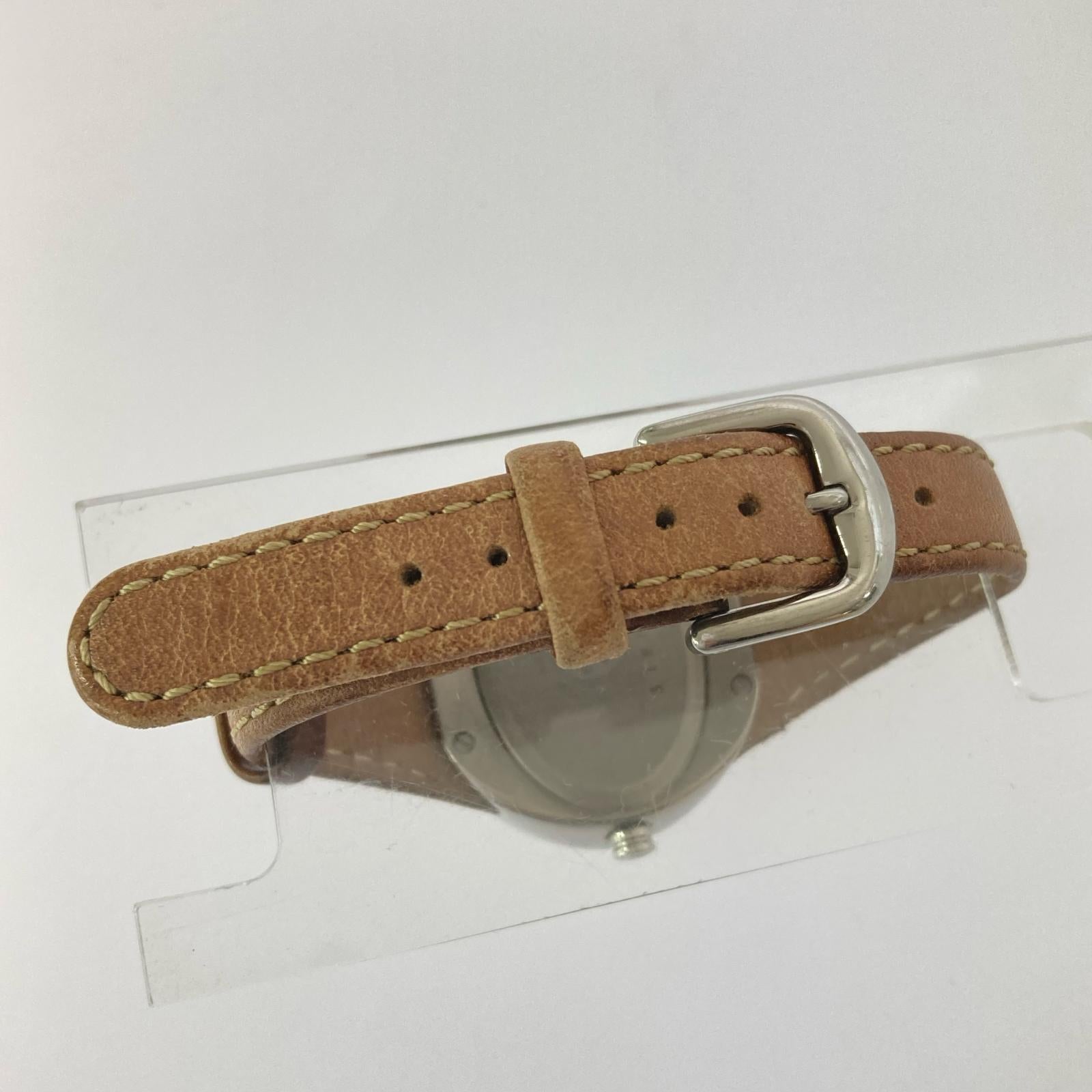 腕時計 biccia チタン ブラウン