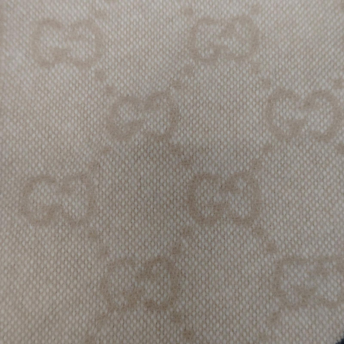 GUCCI マフラー 570603 3GB18 アルパカ混 ウールフリンジマフラー GG柄