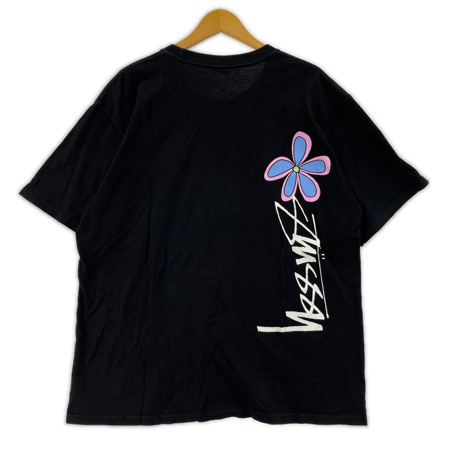 半袖Tシャツ FLOUR TEE 両面 L ブラック