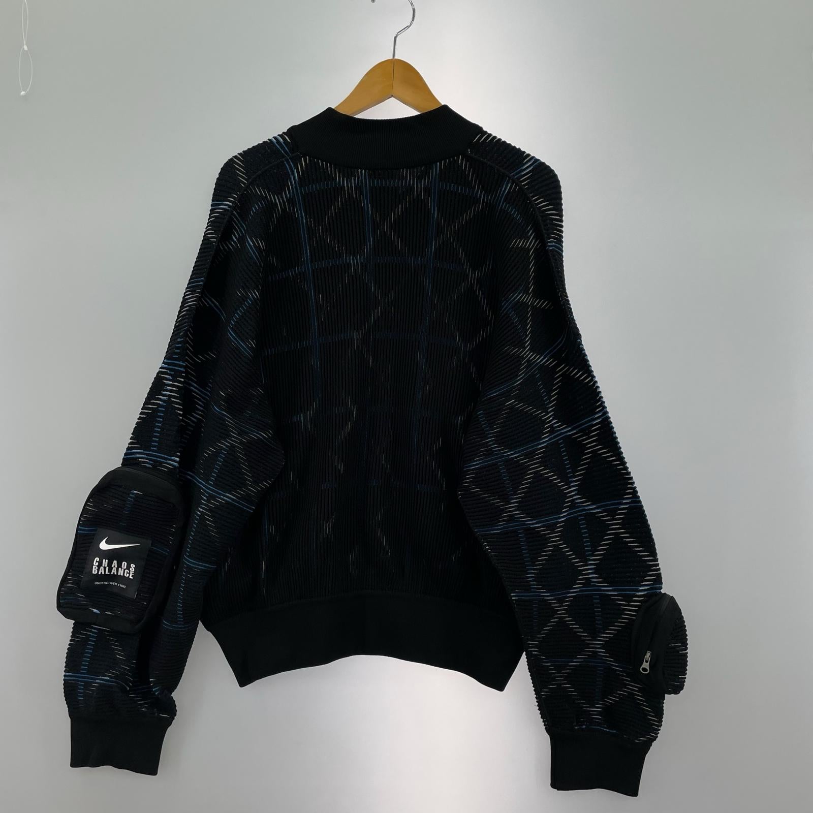 ジャケット NIKE×UNDER COVER NIT MA-1 BOMBER JACKE 黒(M) M ブラック