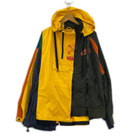 ジャケット NIKE×sacia 19AW Double-Zip Jacket カーキ×黄 (L) L