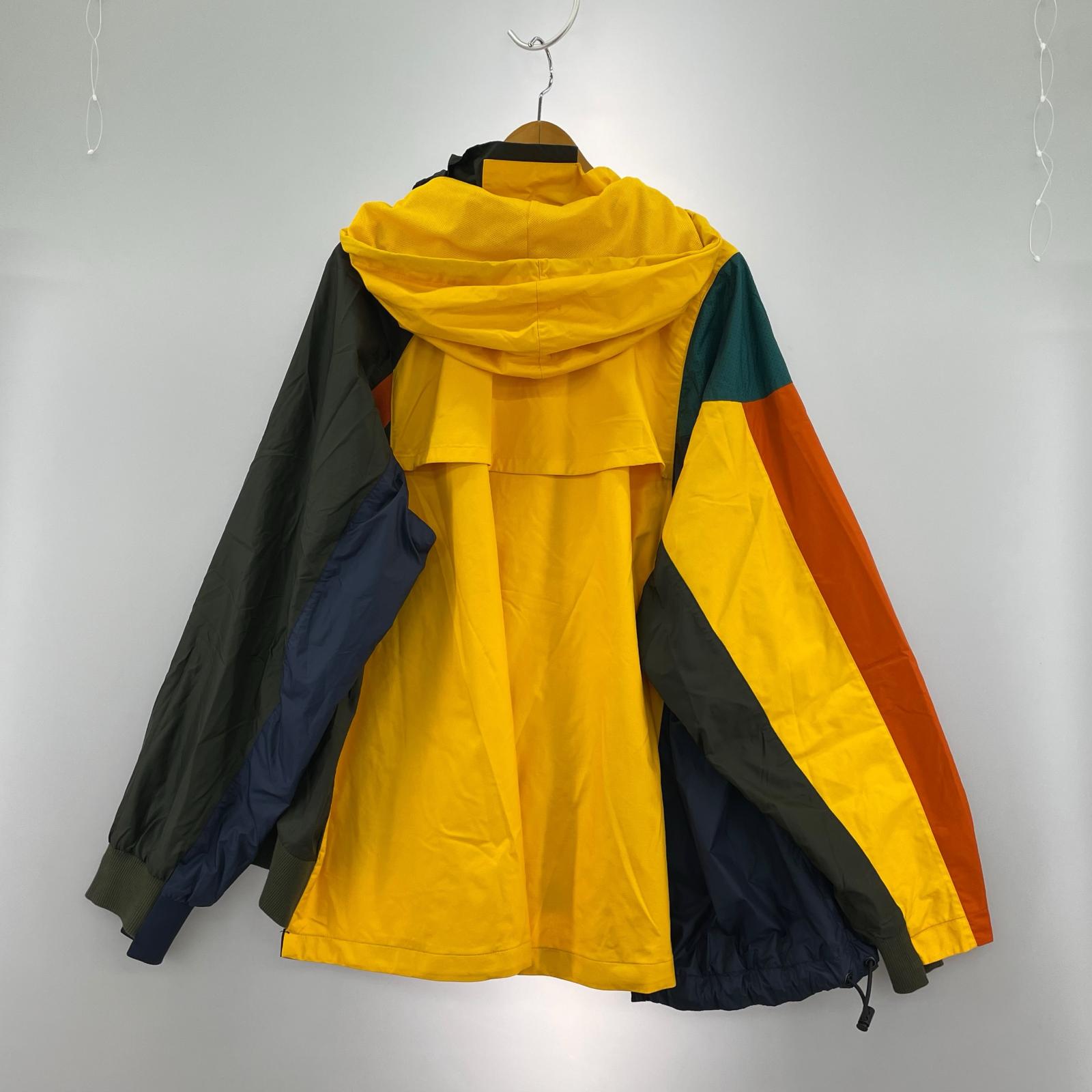 ジャケット NIKE×sacia 19AW Double-Zip Jacket カーキ×黄 (L) L