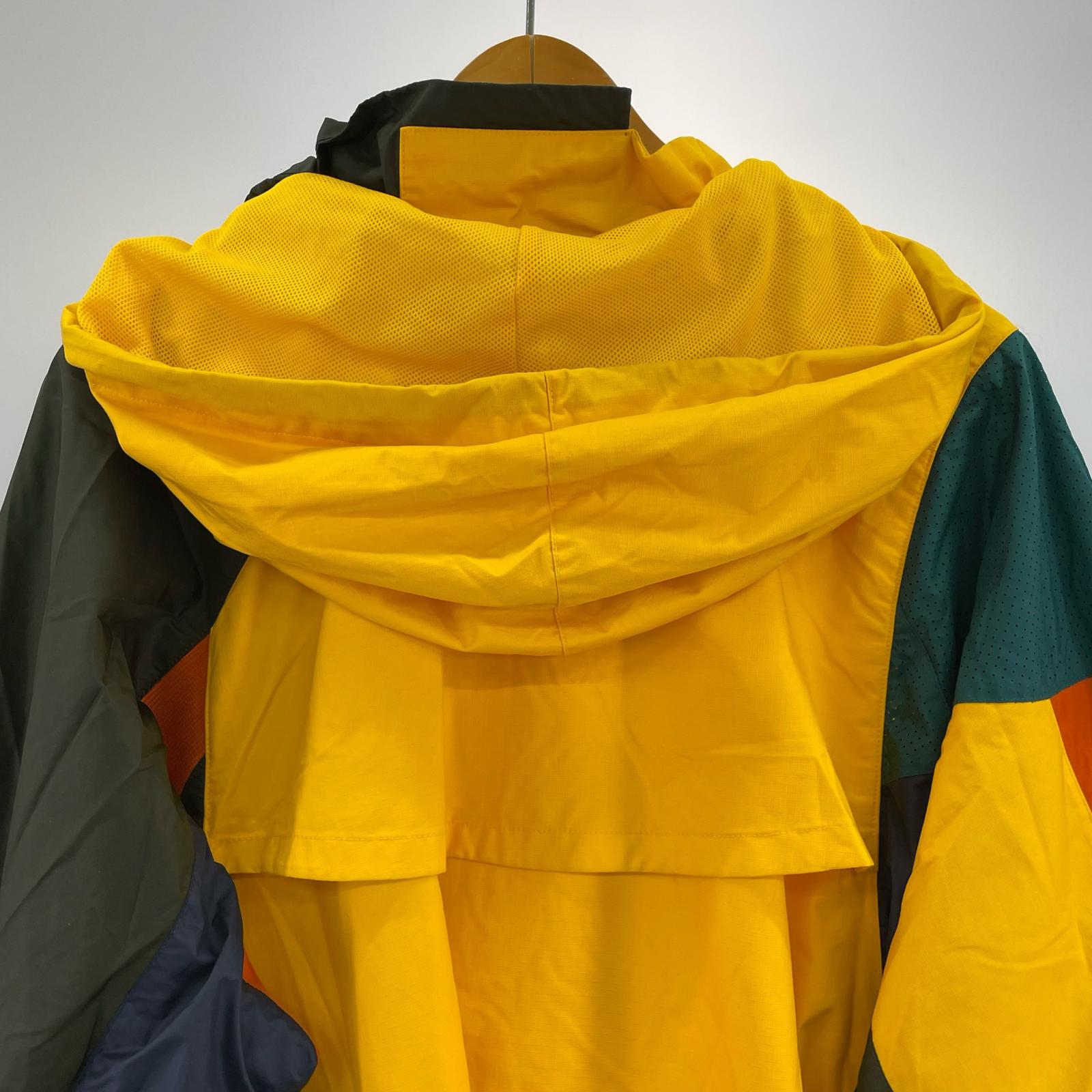 ジャケット NIKE×sacia 19AW Double-Zip Jacket カーキ×黄 (L) L