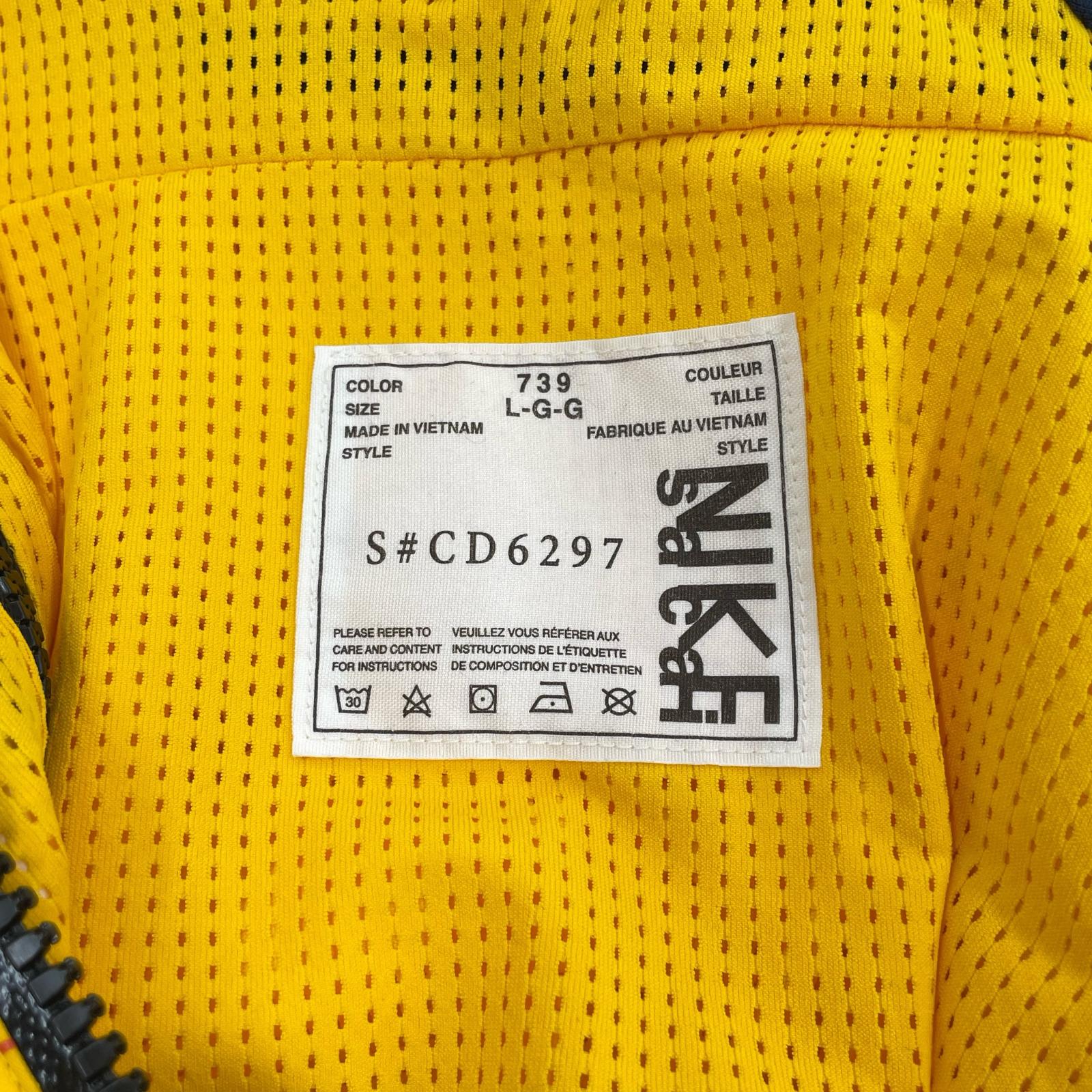ジャケット NIKE×sacia 19AW Double-Zip Jacket カーキ×黄 (L) L