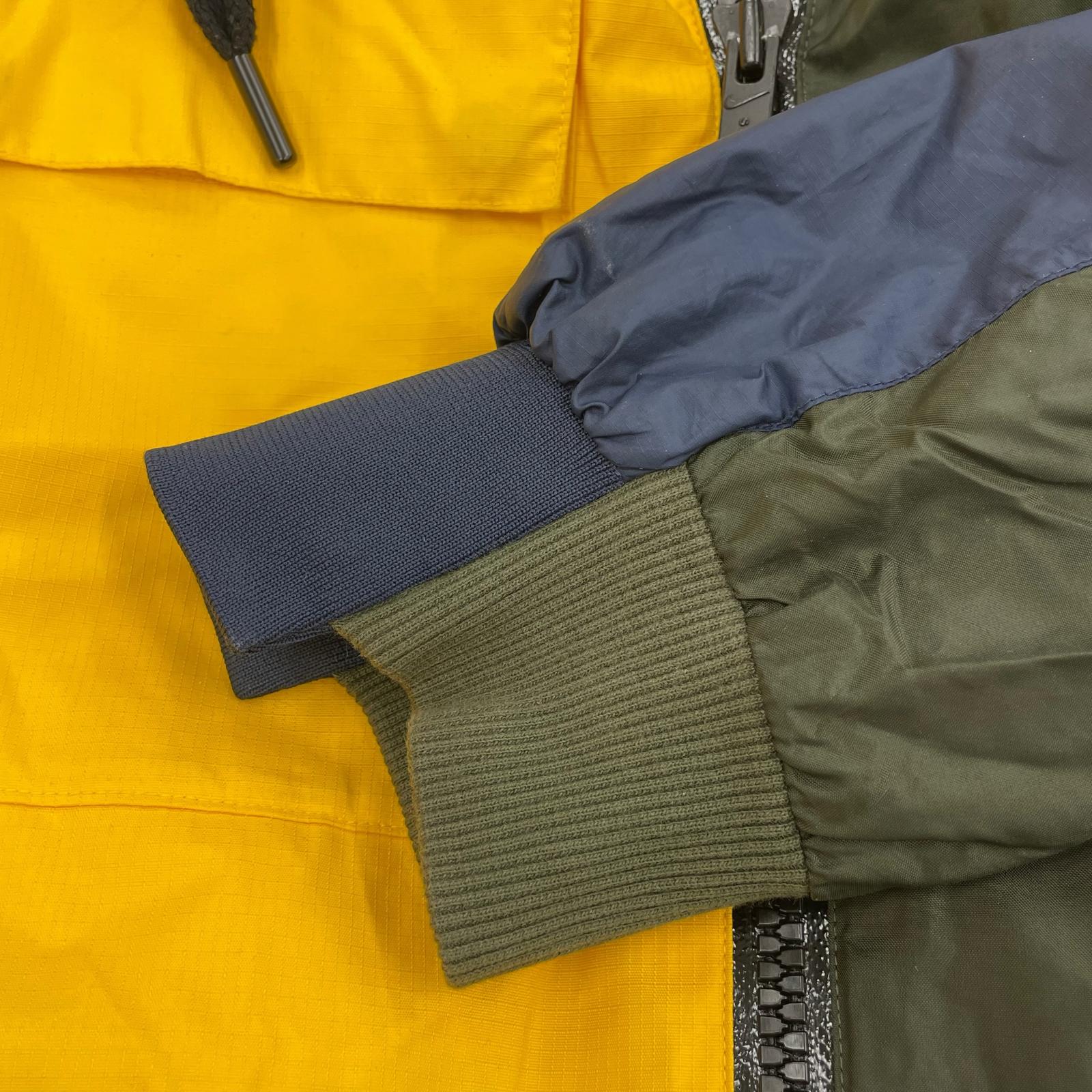 ジャケット NIKE×sacia 19AW Double-Zip Jacket カーキ×黄 (L) L