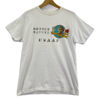 半袖Tシャツ IN HOC SIGNO VINCES 白(S) S ホワイト