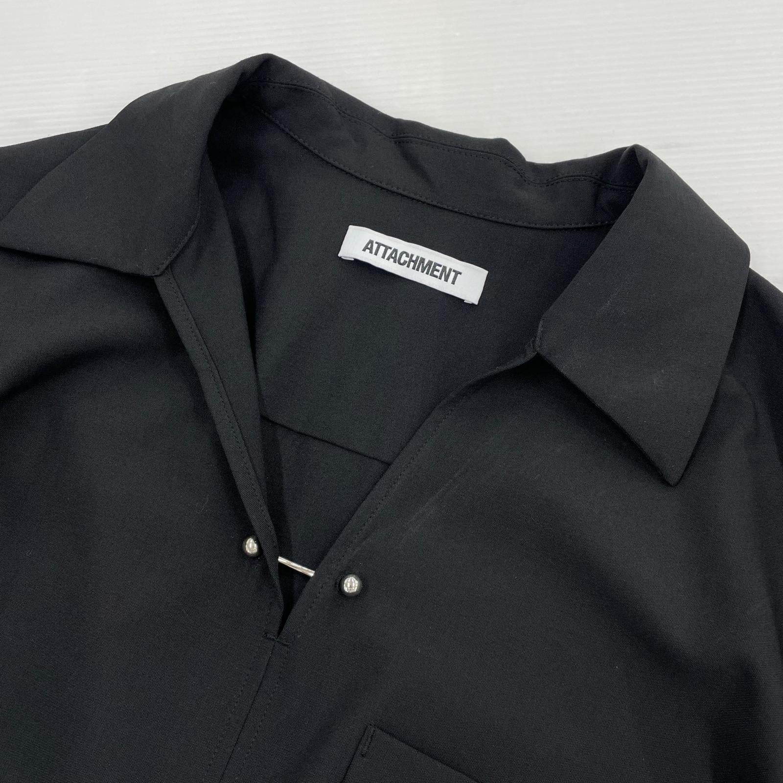 長袖シャツ PE-RY STRETCH TROPICAL SKIPPER SHIRT 1 ブラック